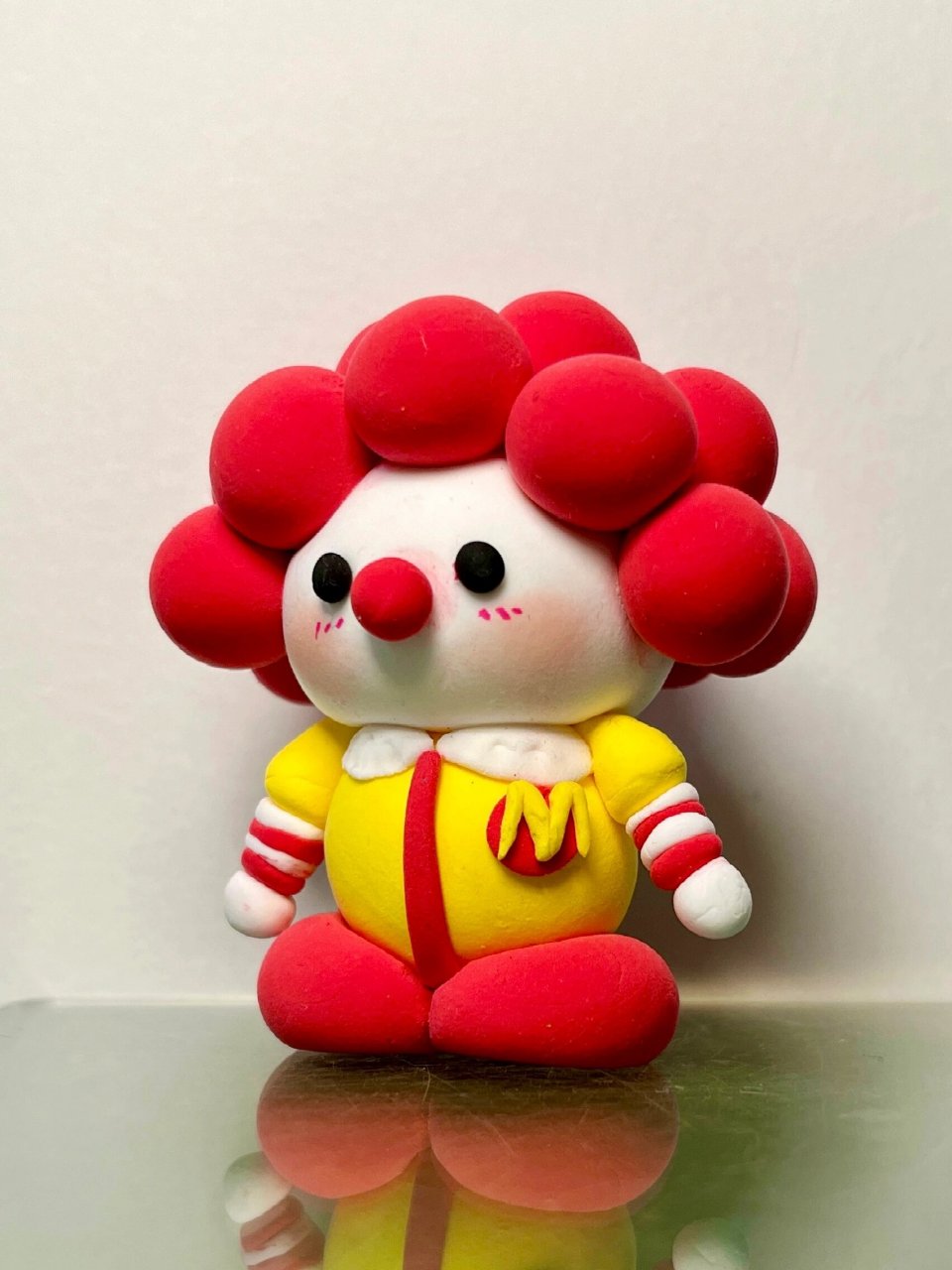 超轻粘土|麦当劳叔叔929304 今天粘土分享 可可爱爱 麦当劳叔叔