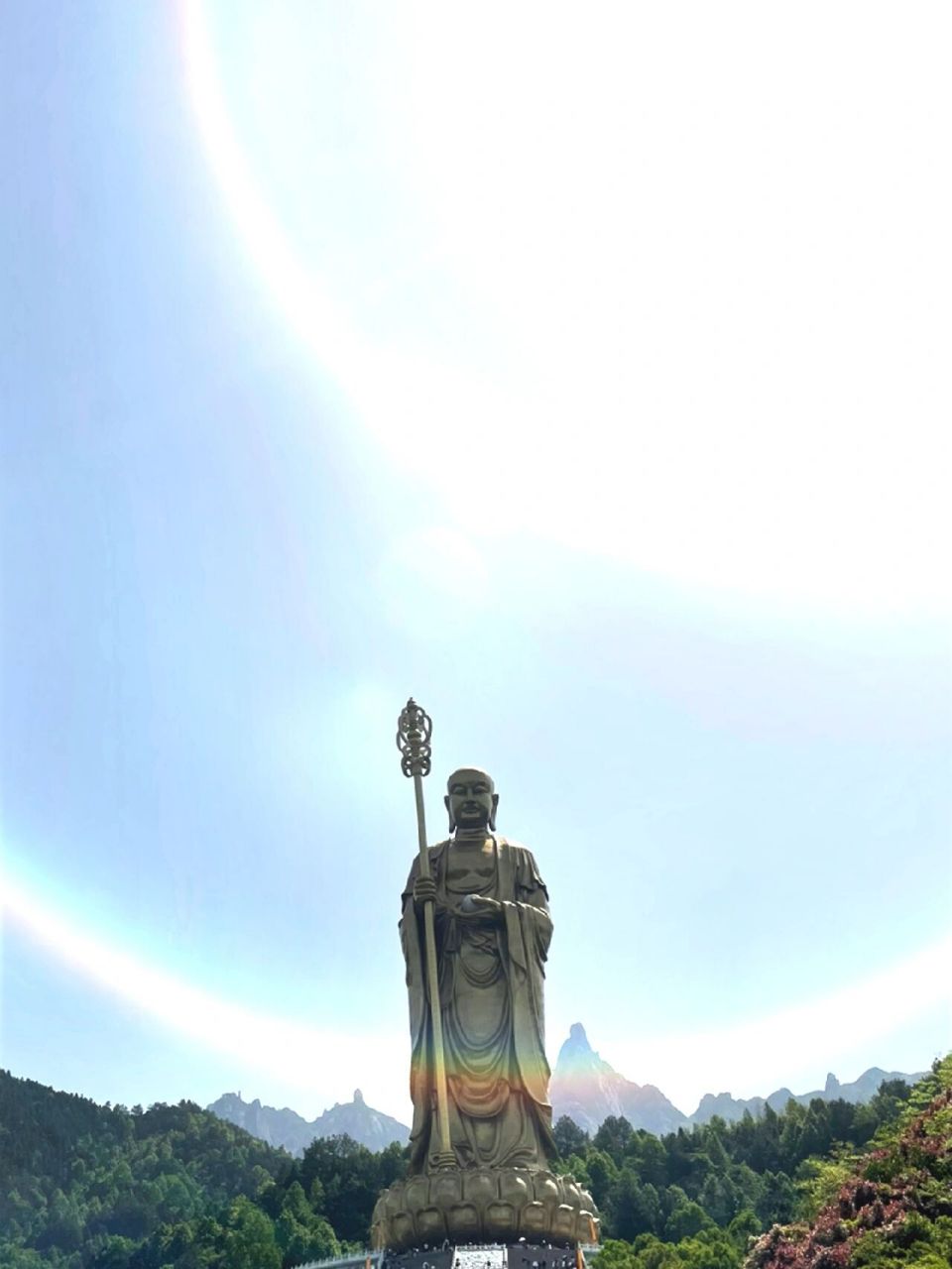 九华山地藏菩萨圣像 九华山地藏像景区99米圣像太震撼了!