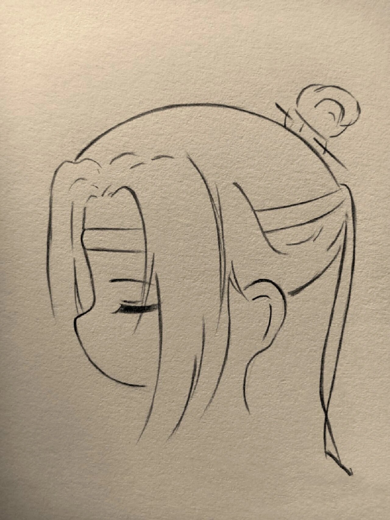 蓝忘机的画法.原创