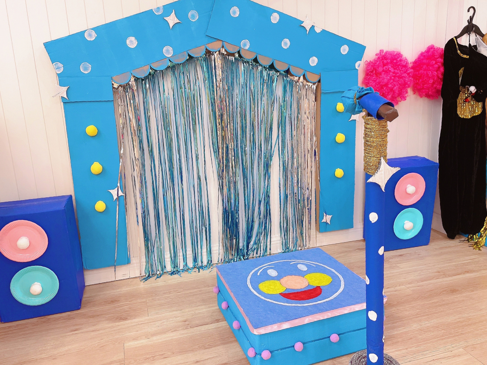 幼儿园环创|表演区 幼儿园表演区小舞台7015原创 幼儿园环创