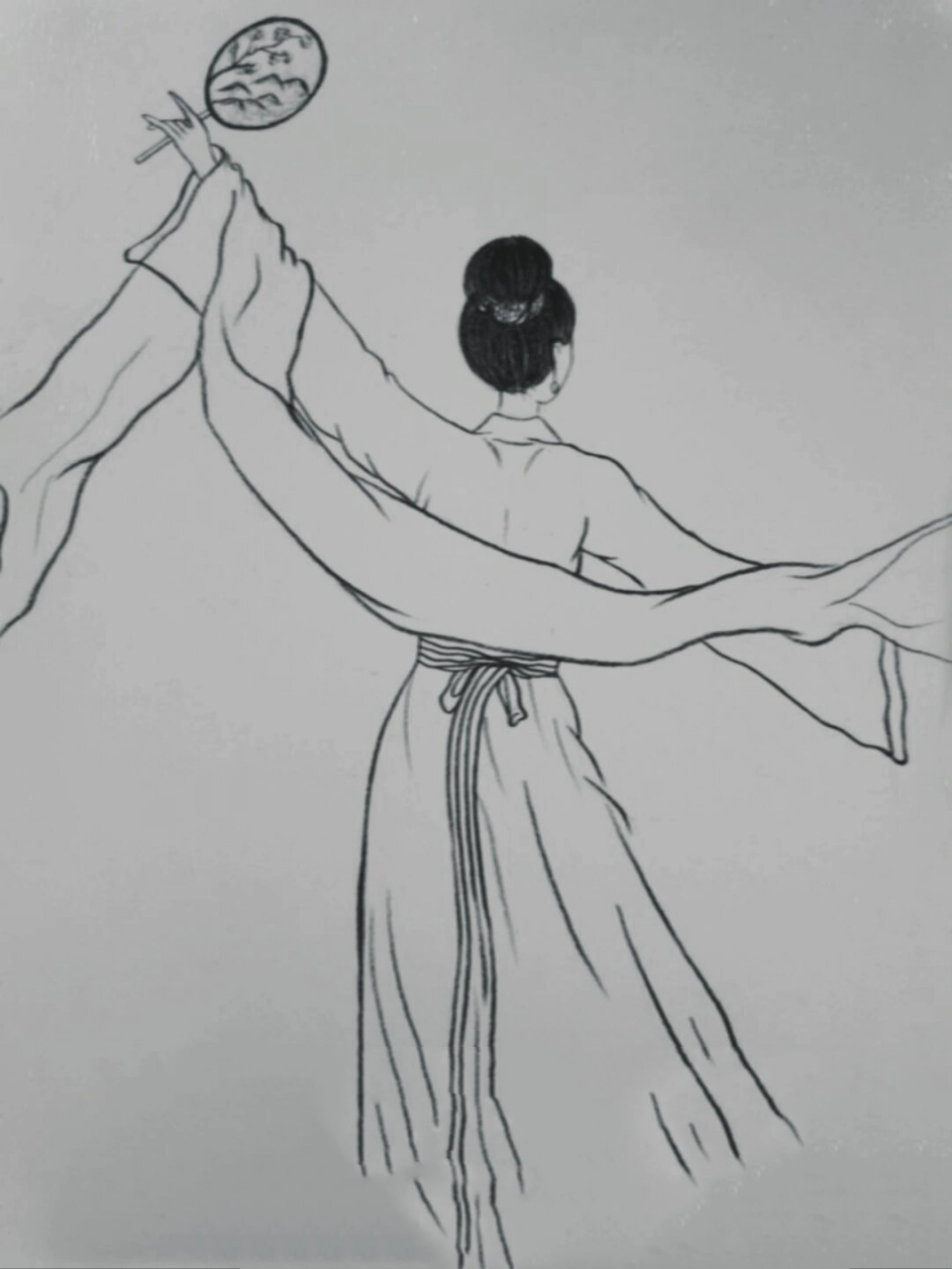 【no.151】古风人物背影画 不知天上宫阙,今夕是何年