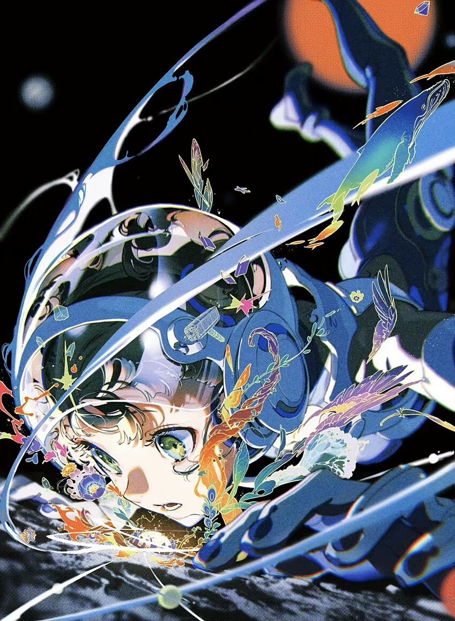 插画|个人风格超级浓的日本插画师米山舞