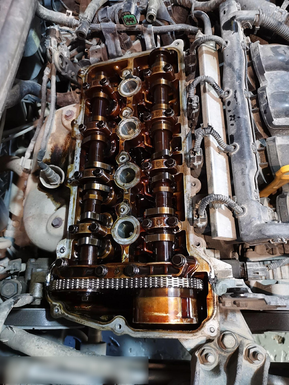 起亚k2更换正时链条,完美解决启动延时油耗高,没有故障码你敢不敢直接