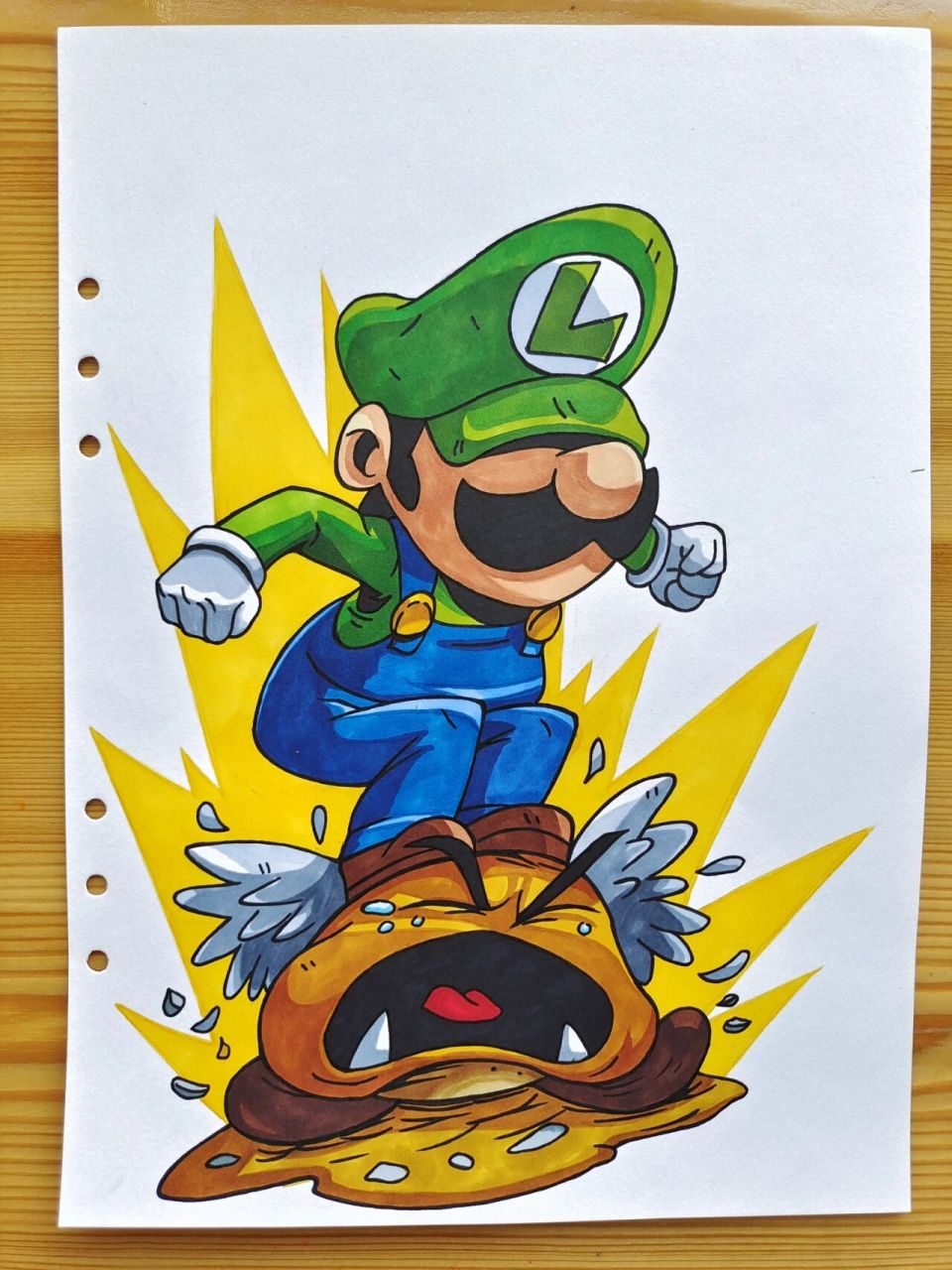 马里奥手绘(附原图) 马里奥手绘,最后一张原图,色号已标记,仅供参考.