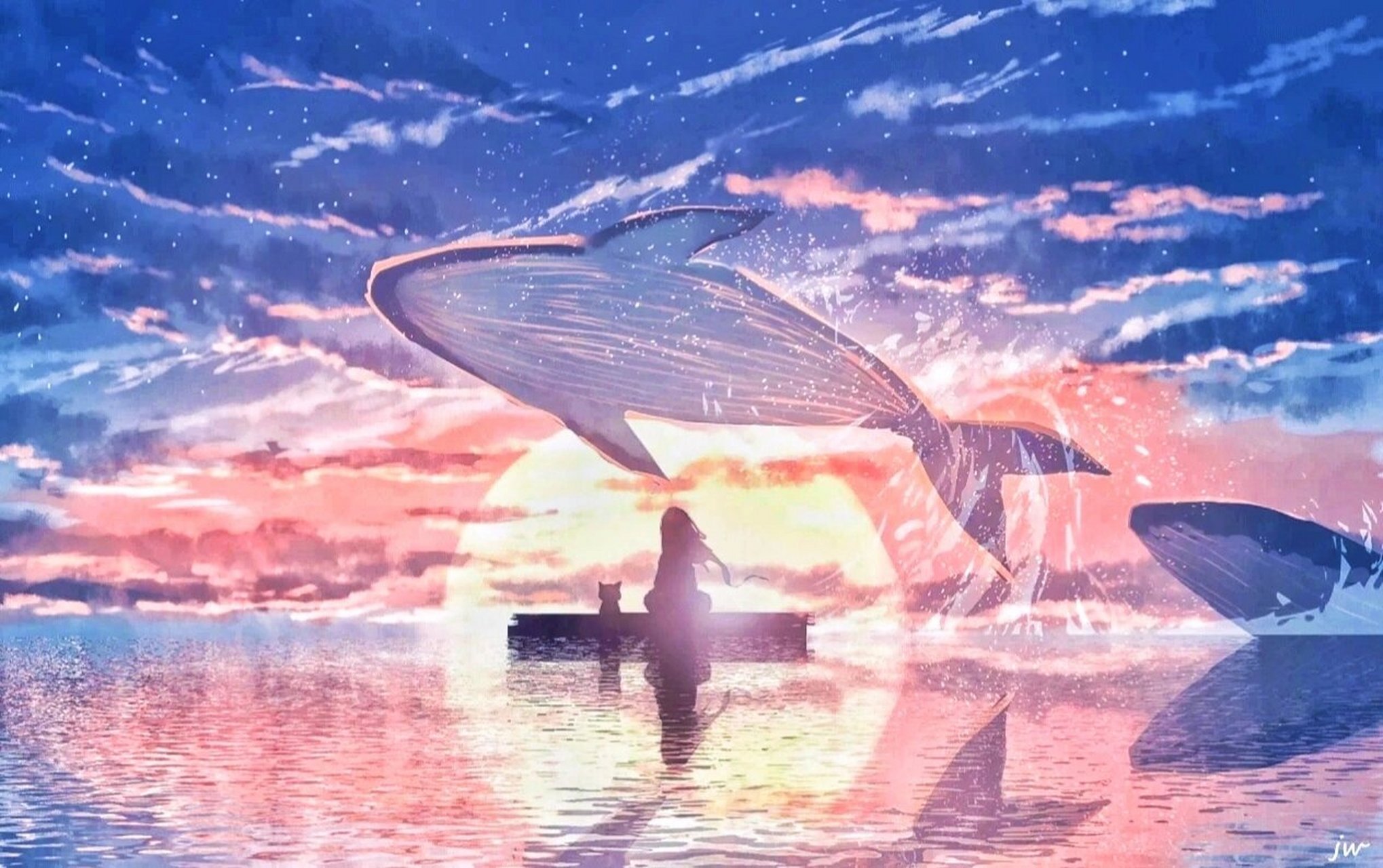 鲸落,高清电脑壁纸