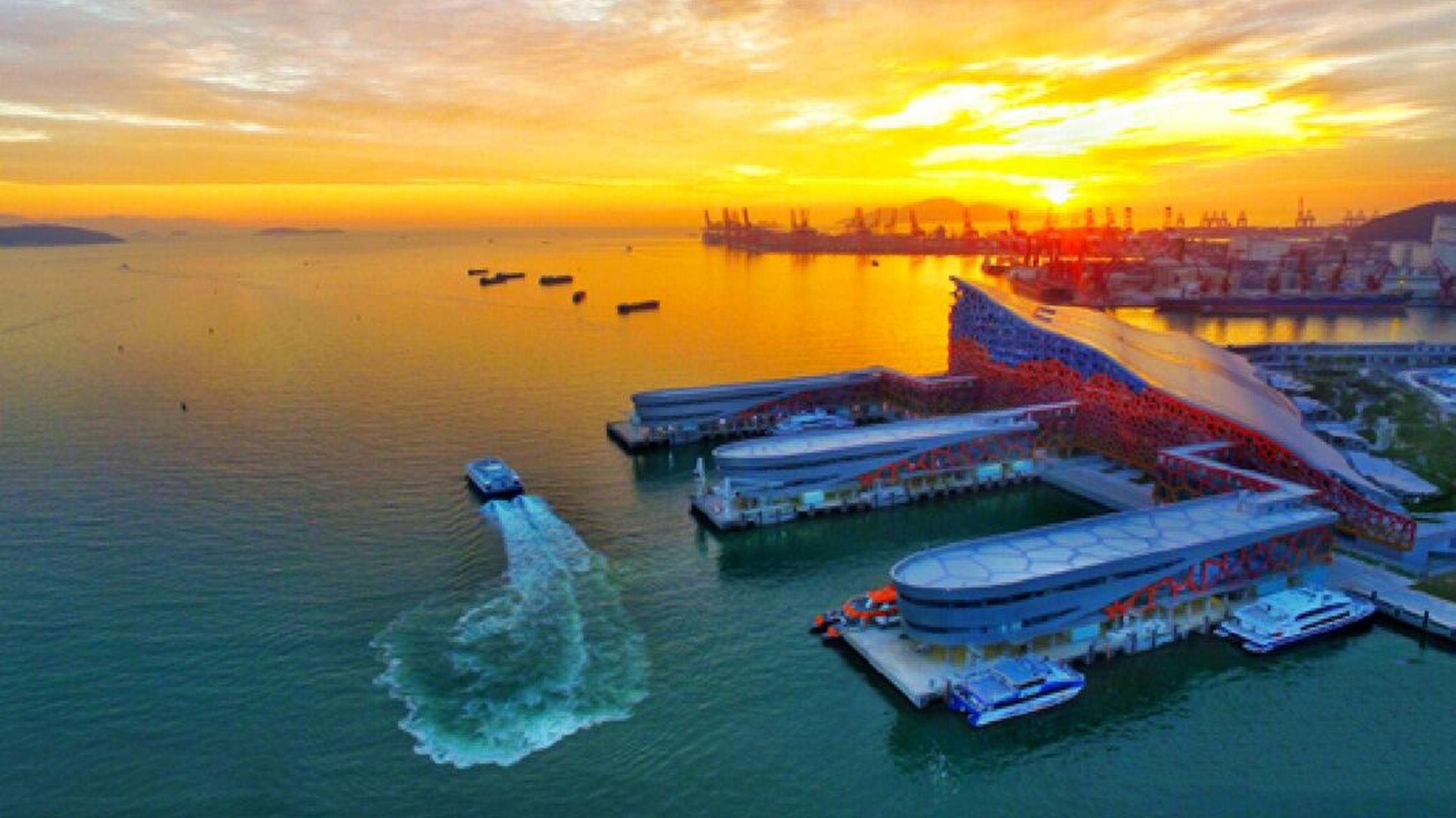 深圳蛇口码头 港珠澳大桥 3小时观光游船票 深圳蛇口码头 港珠澳大桥