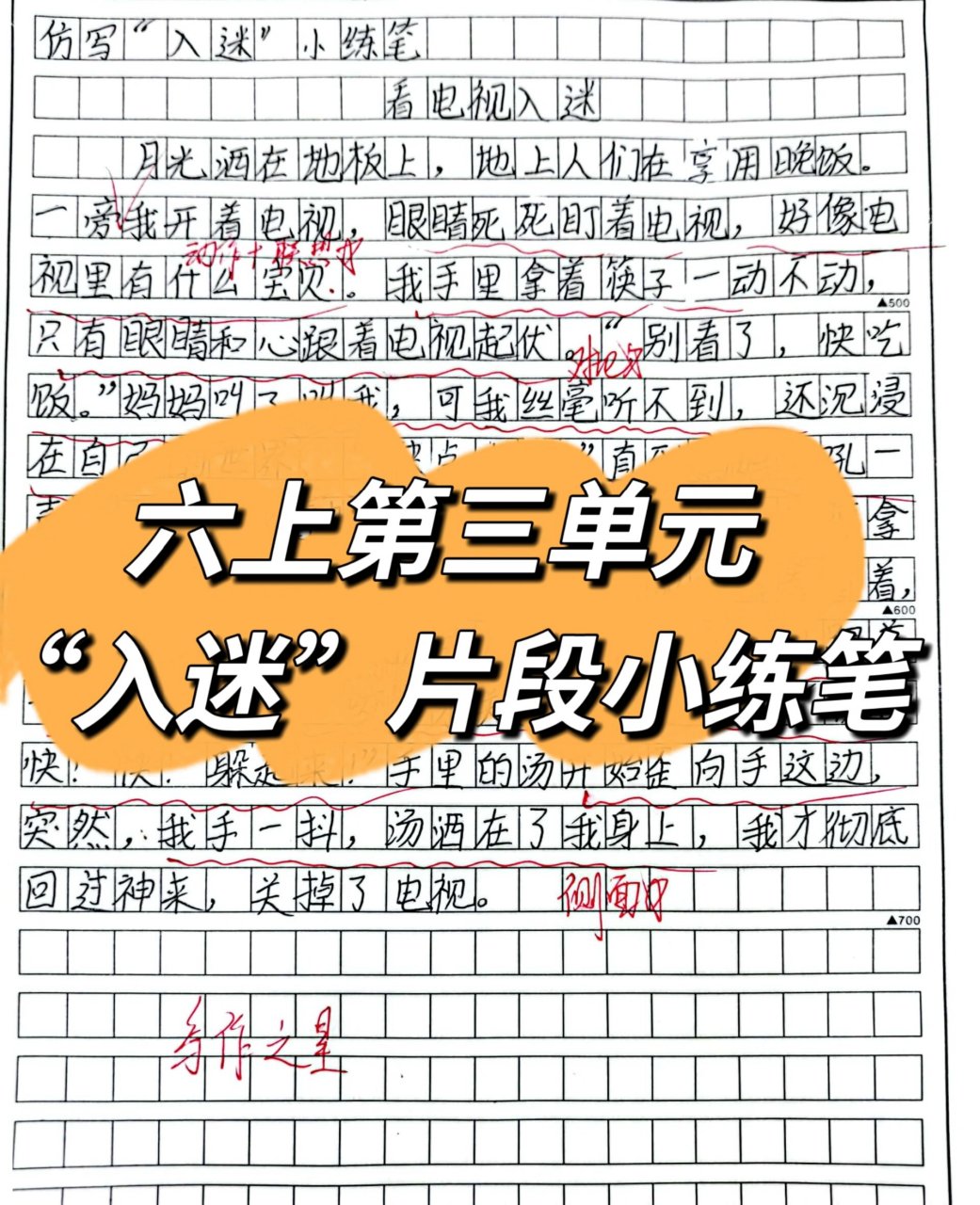 练笔素材小学图片