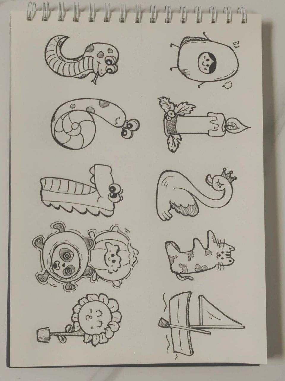 0-9数字联想简笔画