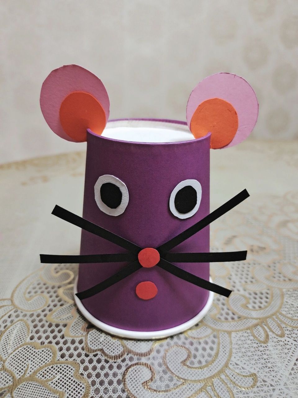 纸杯手工可爱小动物