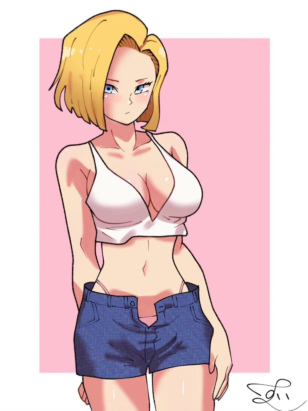 龙珠壁纸:人造人18号