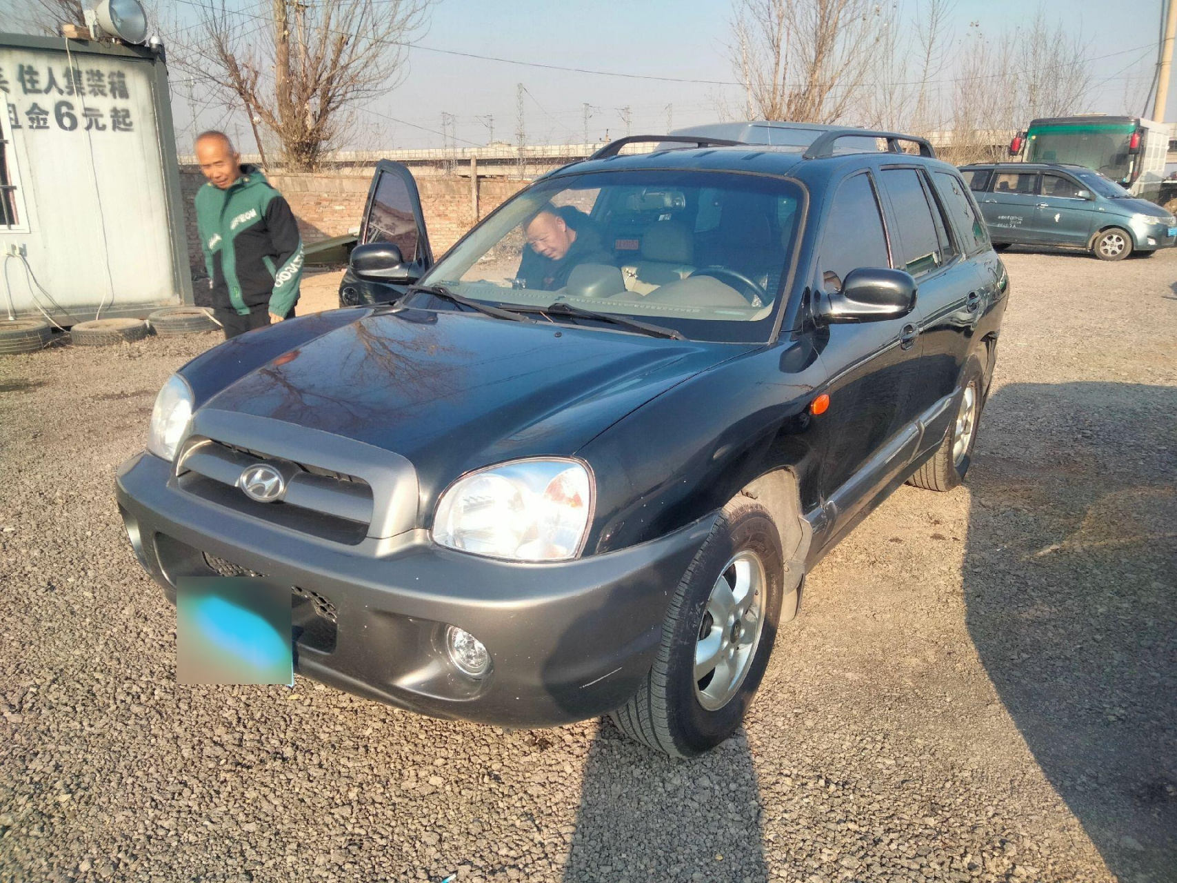 新到一台08年的现代圣达菲,进口六缸发动机,自动高配2.