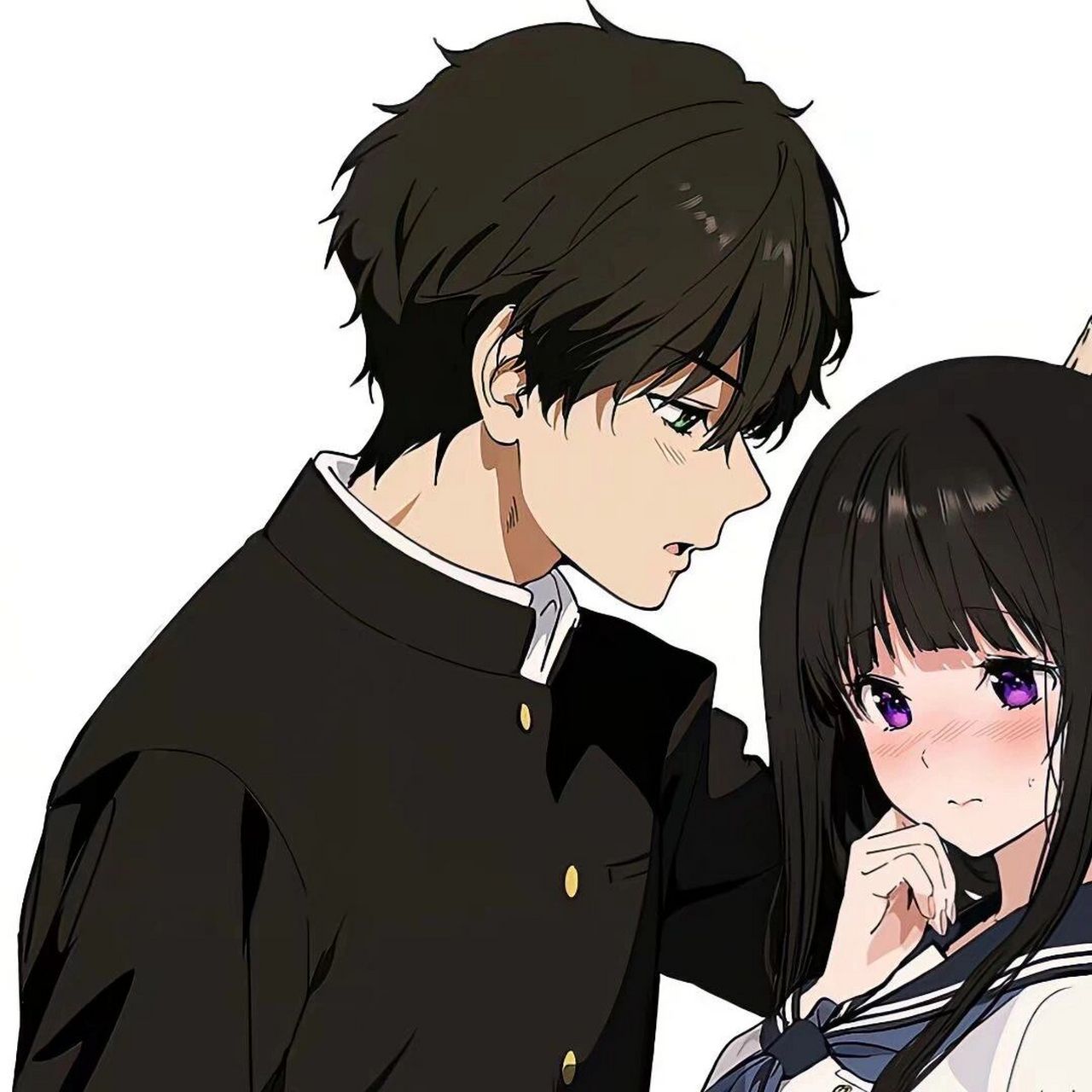 让人脸红的情侣头像 原图后台dd 图源网络 侵删