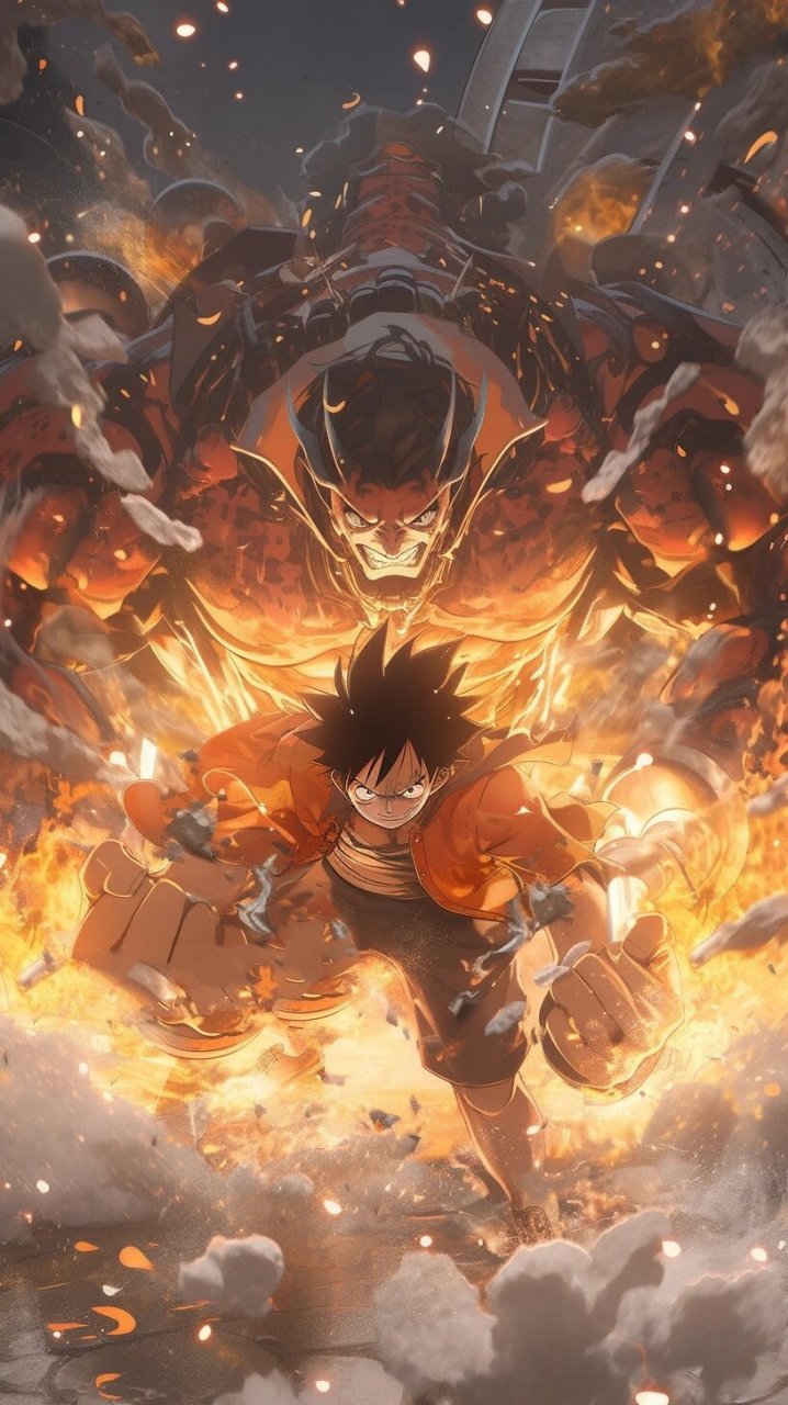 海贼王路飞高清手机壁纸ai创意4k图 手机高清壁纸《海贼王》是一部