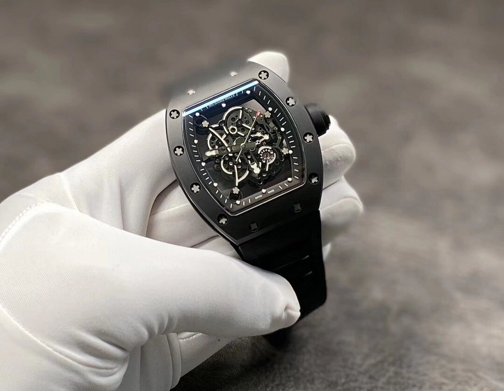 理查德米勒rm055 richard mille 理查61米勒 rm 055 ntpt材质蒂芙尼