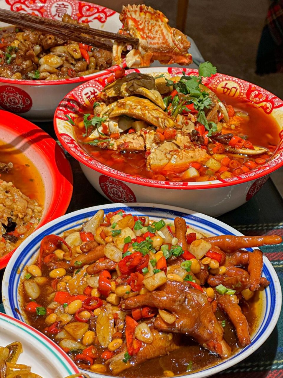 0215蟹钳捞粉,蟹钳的肉多,粉伴着熬的汤汁嗦很香!