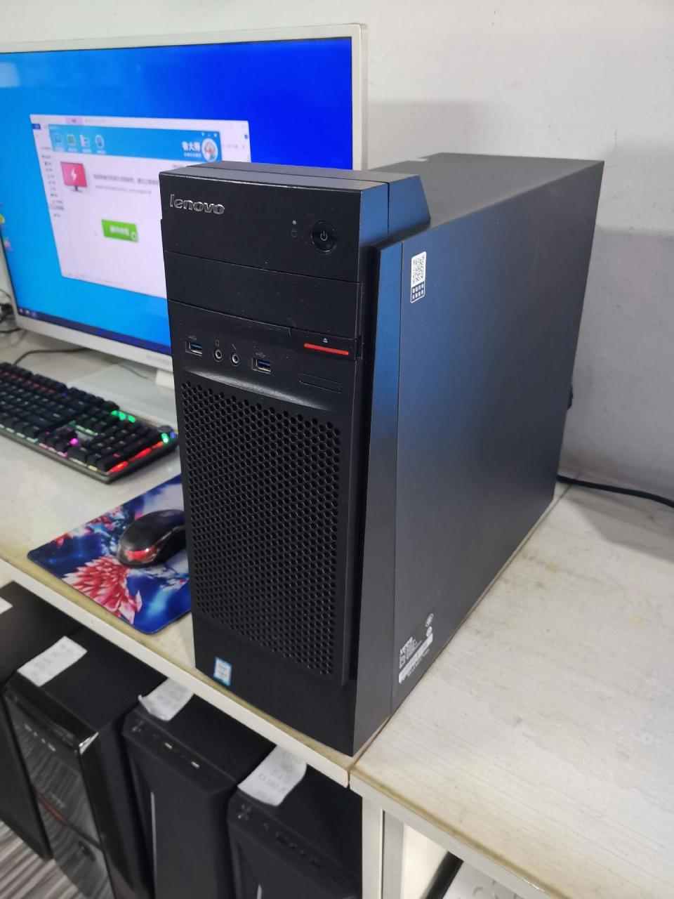 联想办公主机,i3 6100 cpu,8g内存,240g固态硬盘