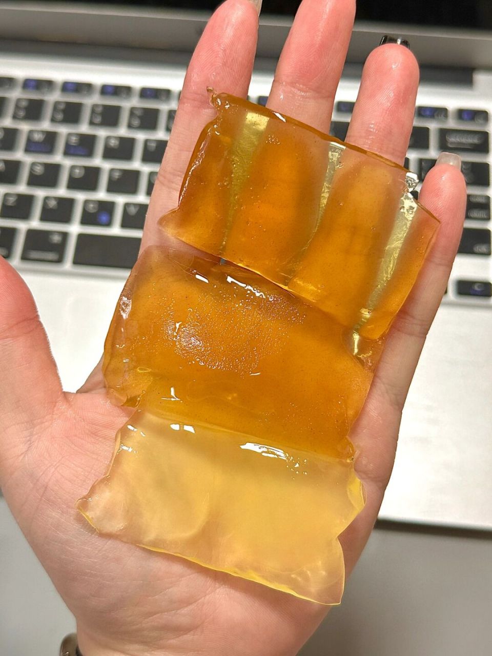 蒟蒻果冻!口感很有嚼劲02吃起来duangduang的!