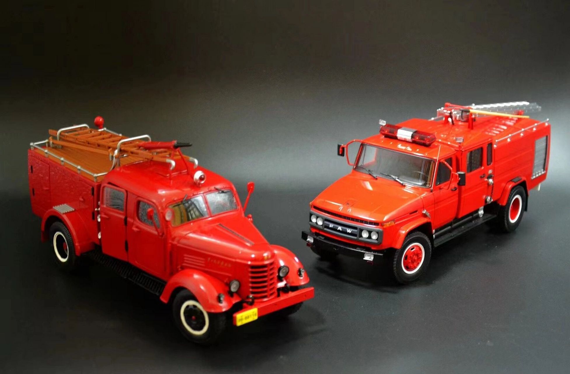 重汽消防车模型图片