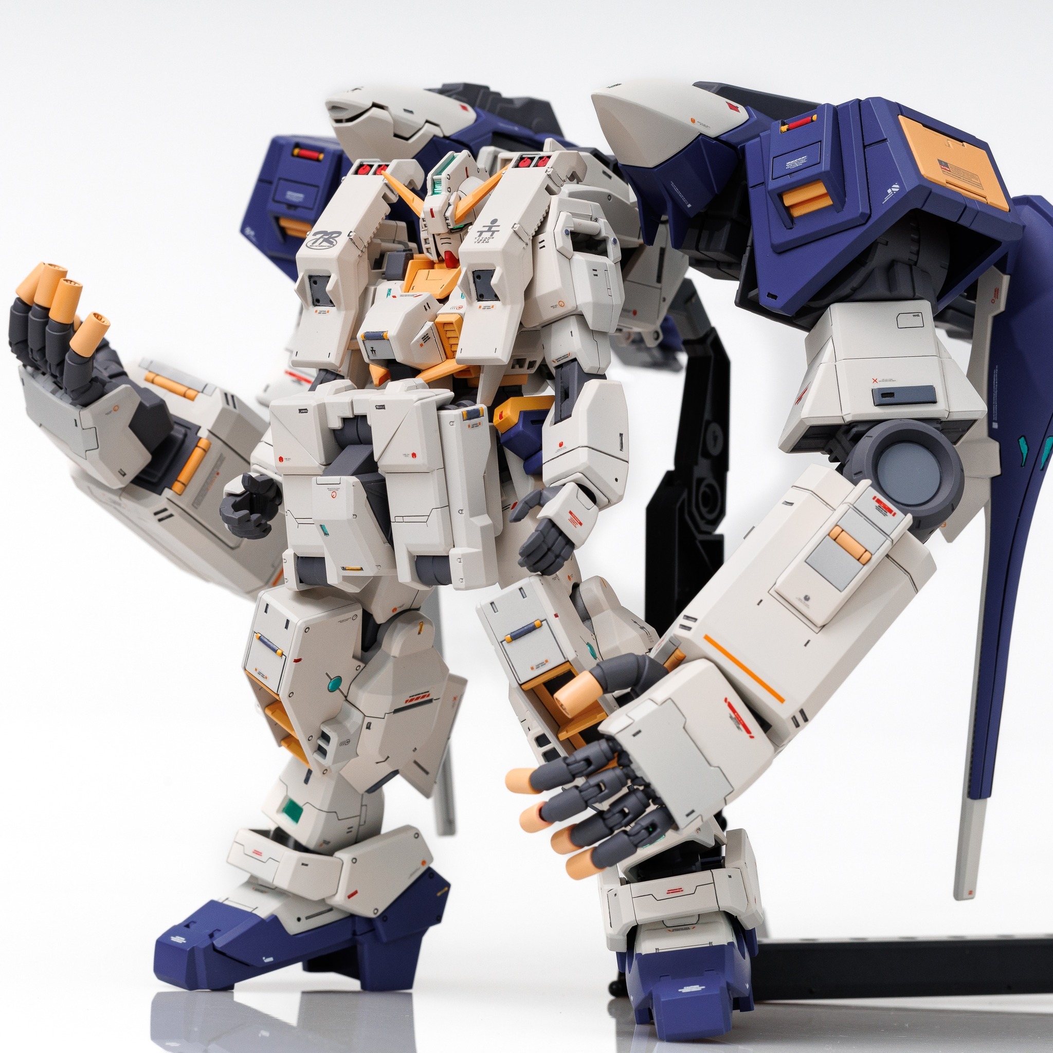 hg 1/144 巨型臂装高达封神!#高达模型