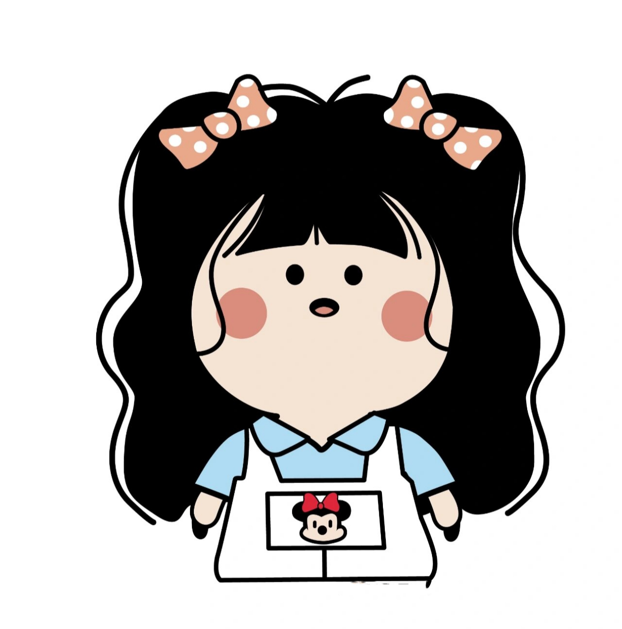 头像| 可爱q版姐妹头像 今日份彩色糖果96元气少女