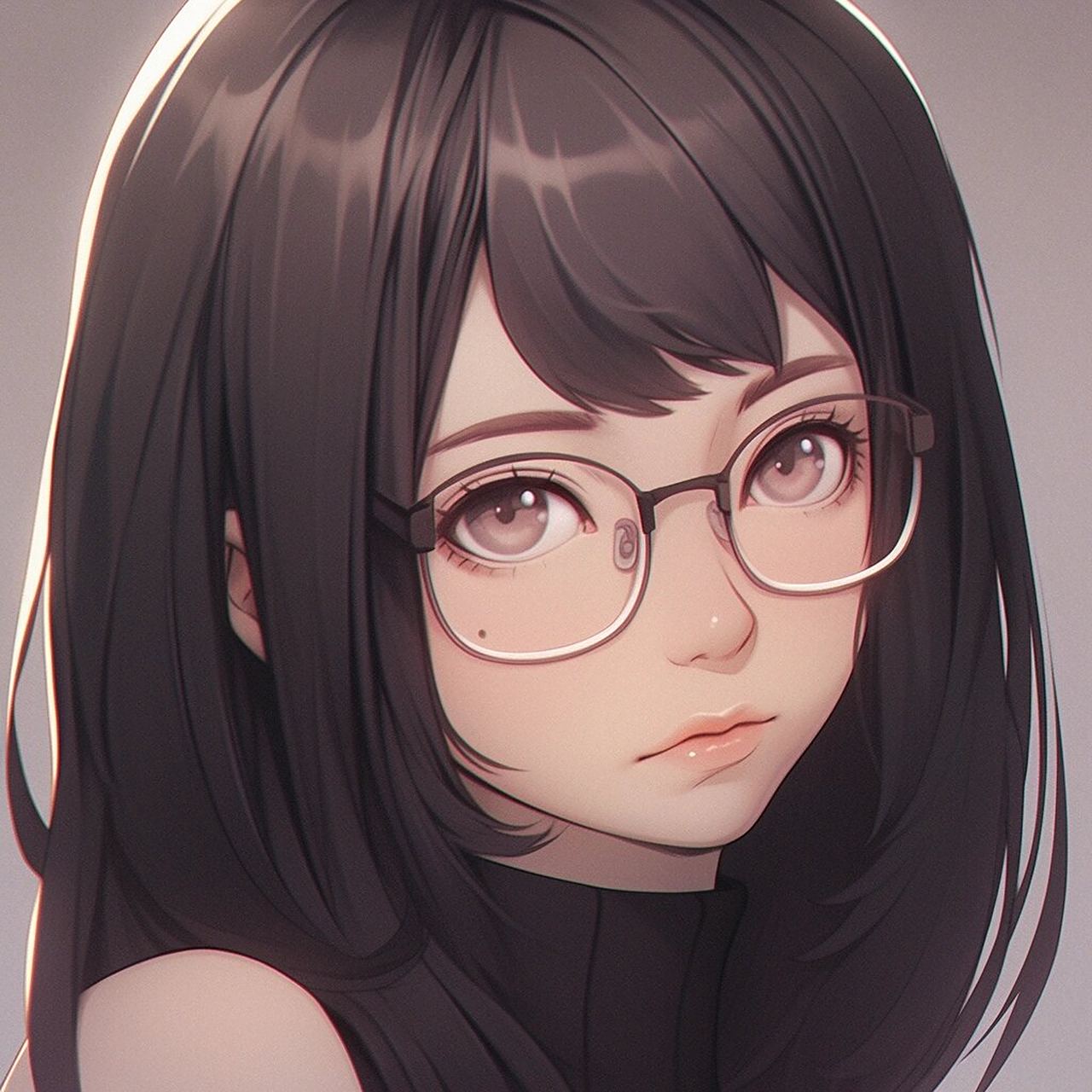 戴眼镜的小姐姐头像