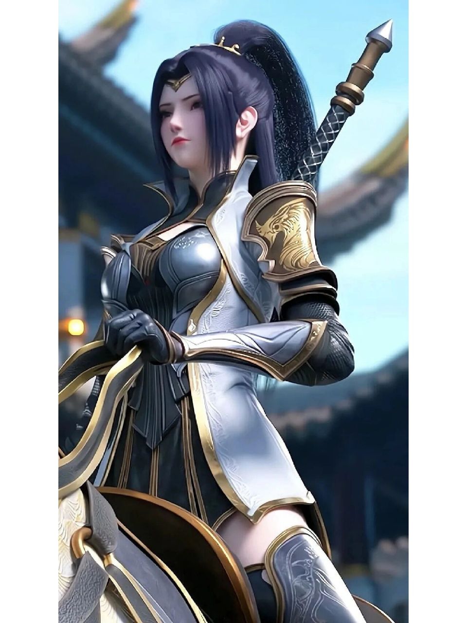 这拿着长枪的女战神怎么样?