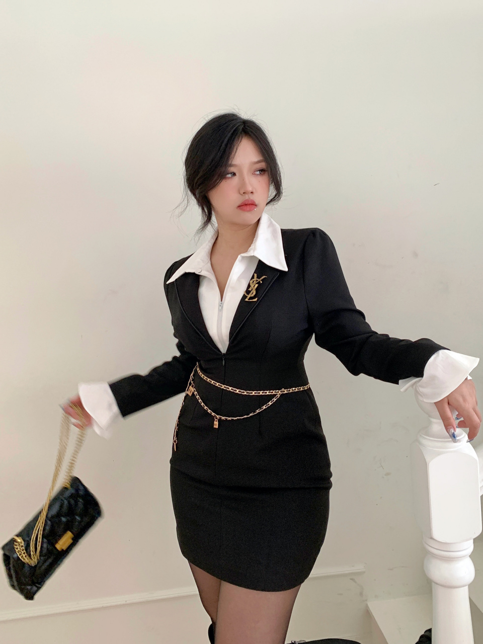 140斤穿搭7815腿粗肉肉身材太适合御姐风了!