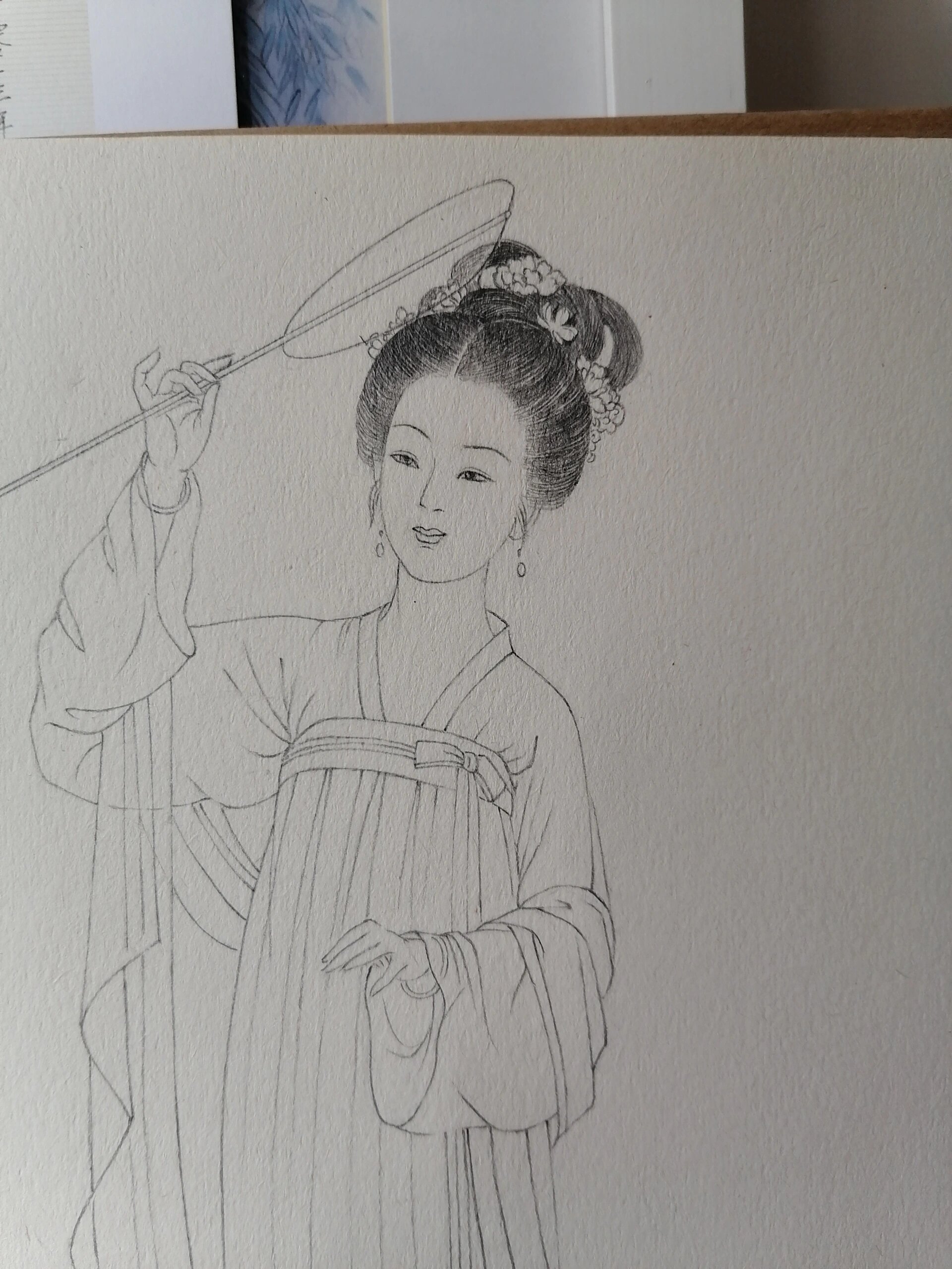 仕女图 画了一张小姐姐