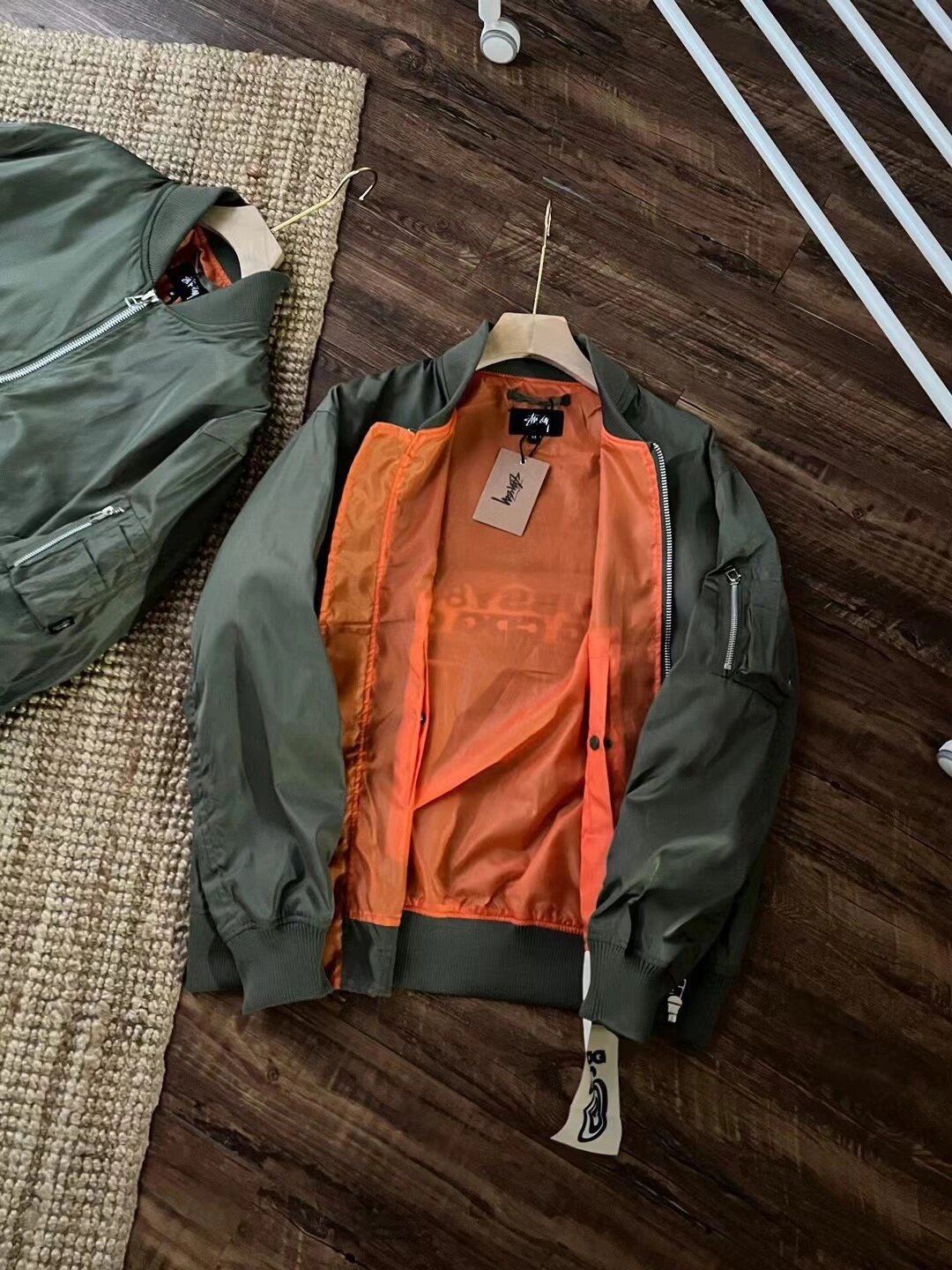 stussy x cdg ma1    40周年联名款棒球服       stussy x cdg ma1 40