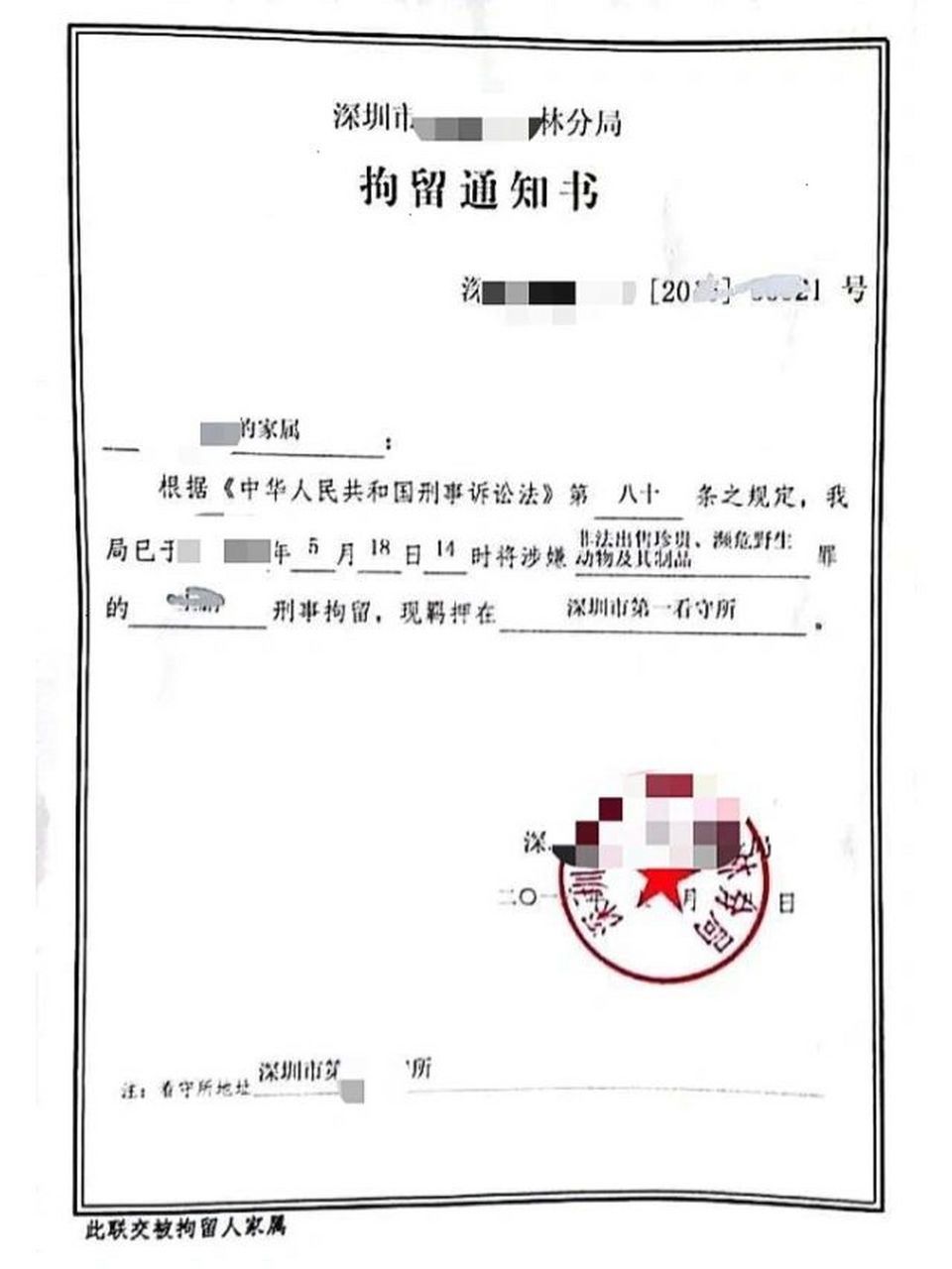 家属收到刑事拘留通知书后应该怎么办 11566核实真伪:拘留通知书