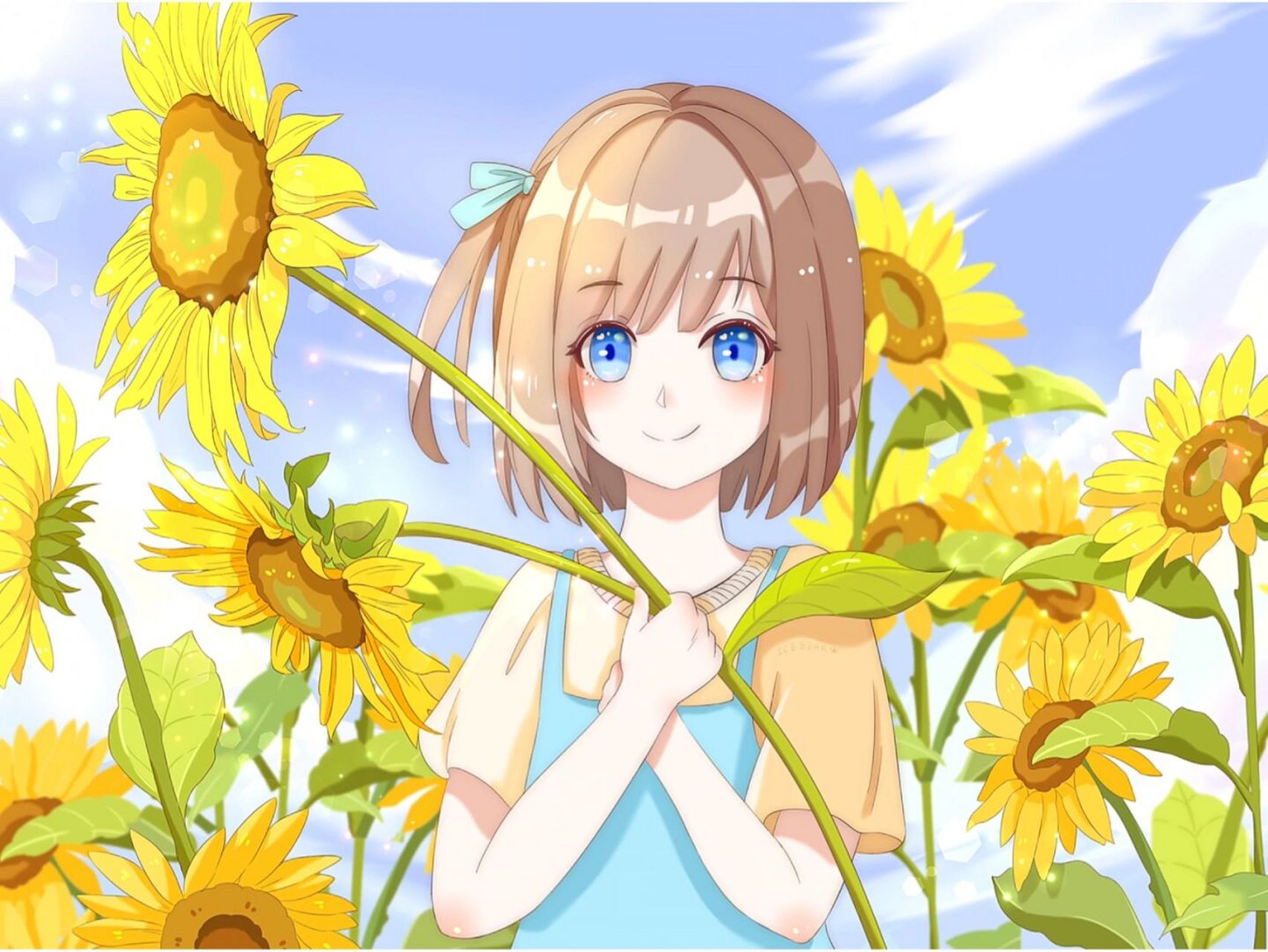人物插画分享 夏日滤镜 今天分享一波漂亮的小姐姐人物