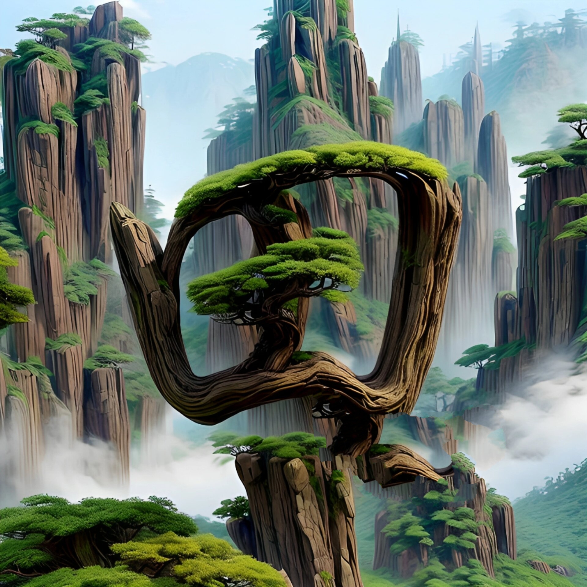 充满山水意境的专属头像