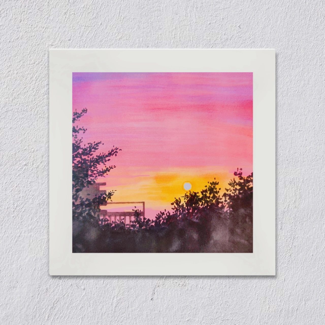 教你用马克笔画落日晚霞 教你用马克笔画落日晚霞