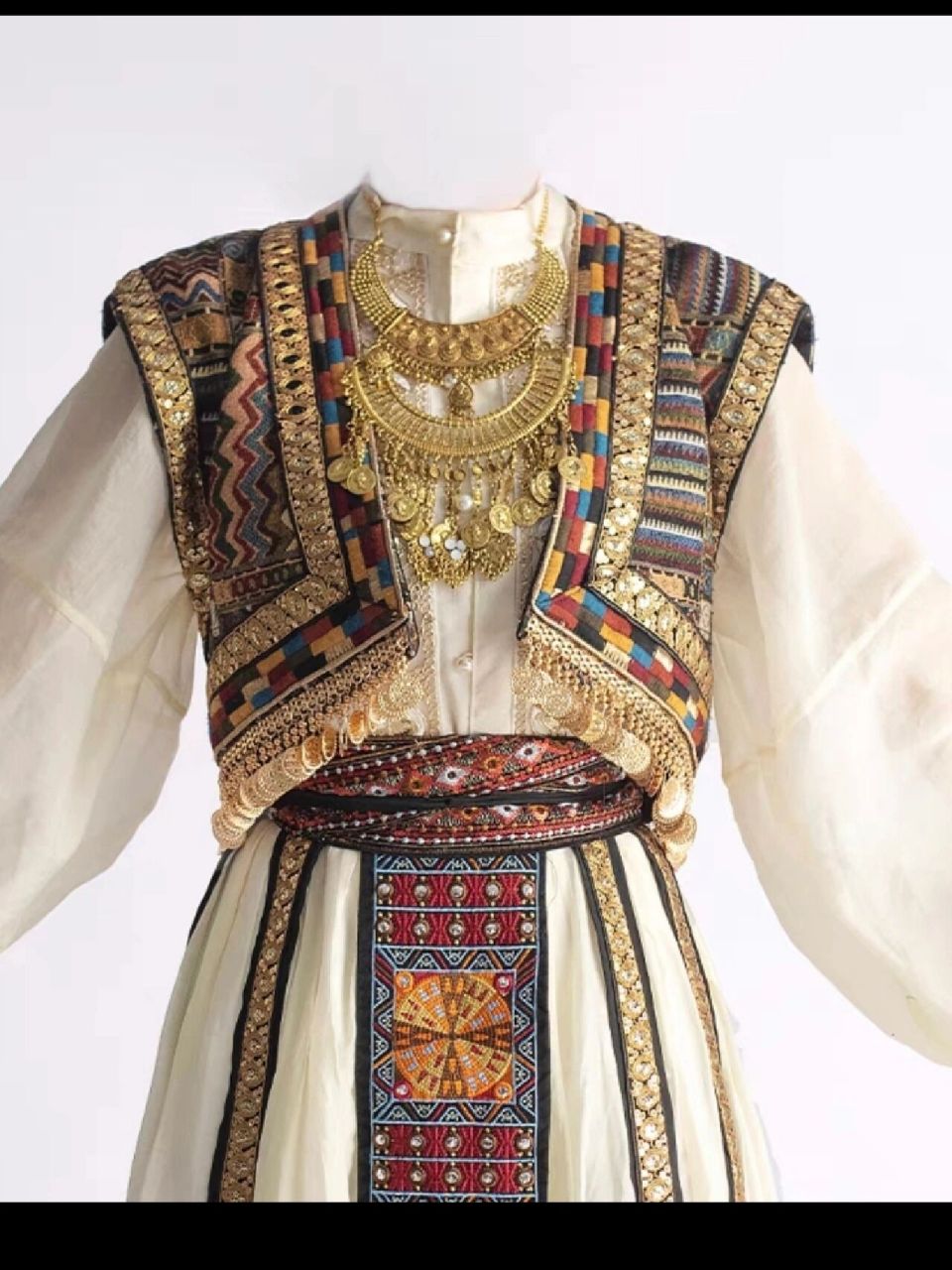 百元以内拿下古国公主 异域风服装 不是不像买现成的,贫穷使我多才多