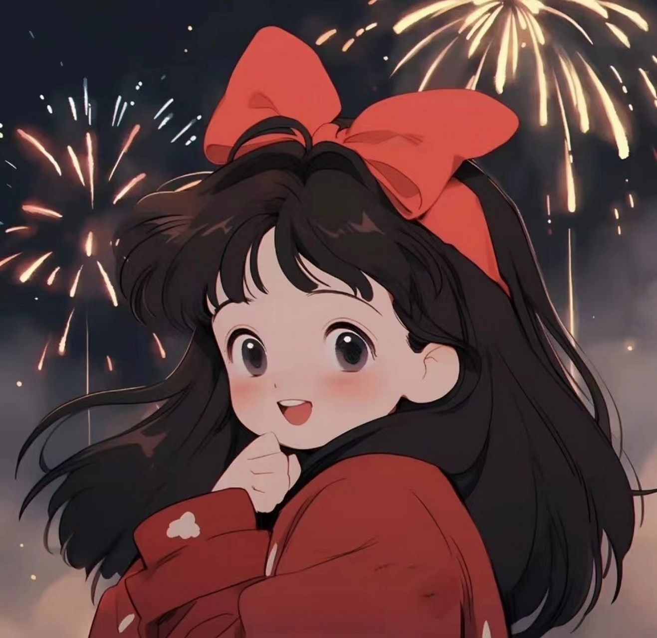 新年情头已送达 所念皆所愿,烟火向星辰 #情侣头像##情头