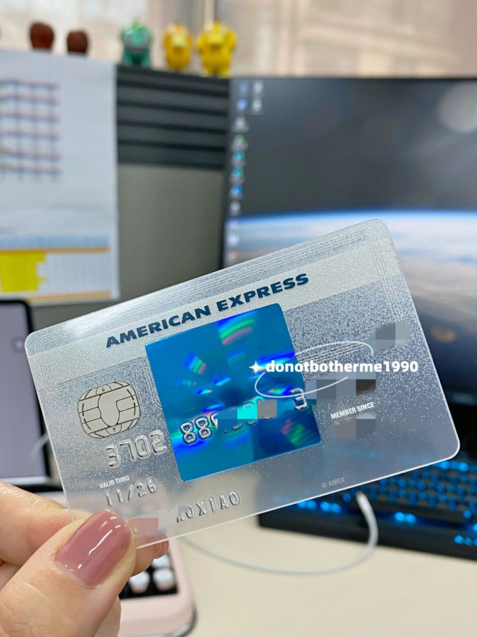 版面最美信用卡 没有之一 招行运通透明设计信用卡