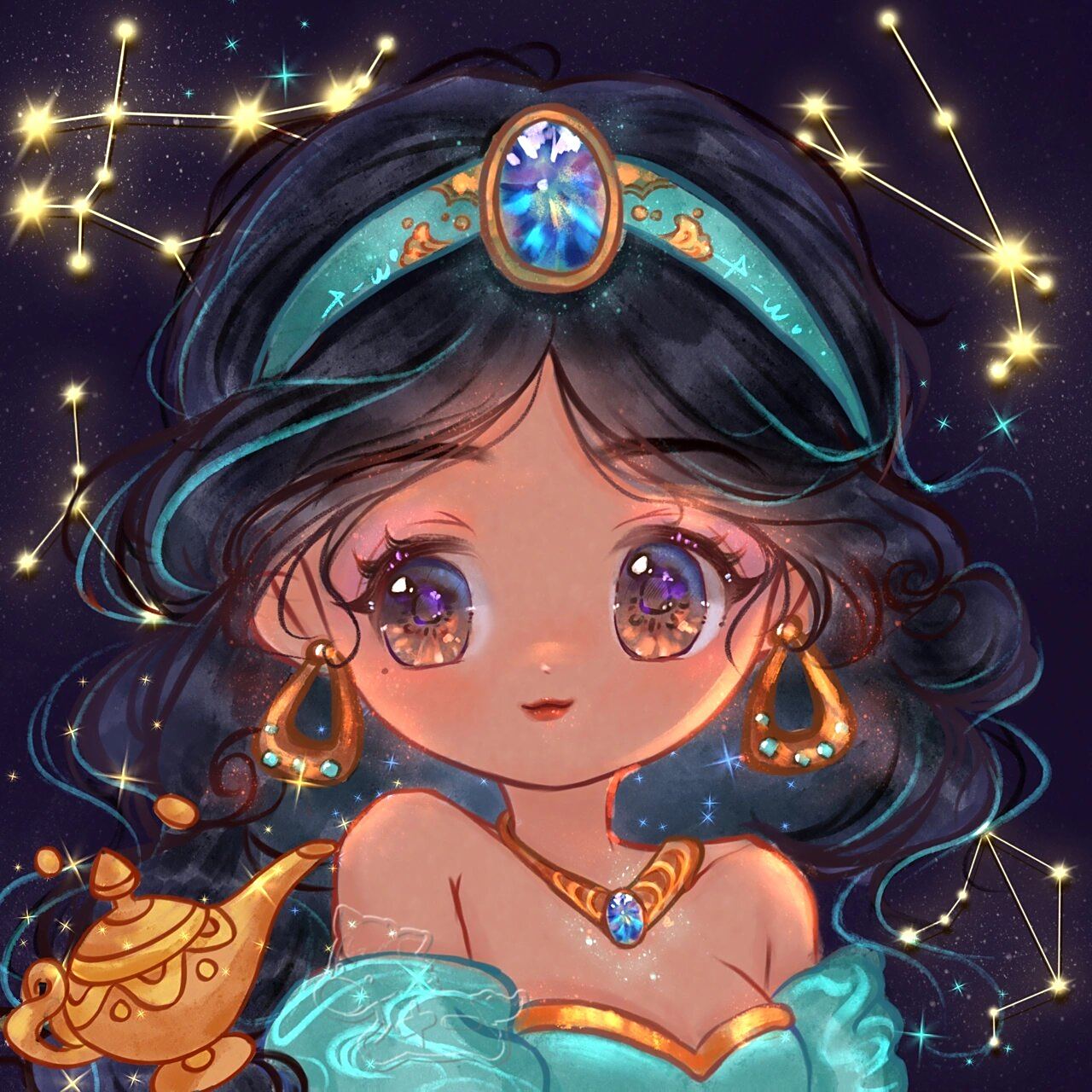 q版头像/茉莉公主03 什么?要茉莉公主?宠粉的我当然安排!