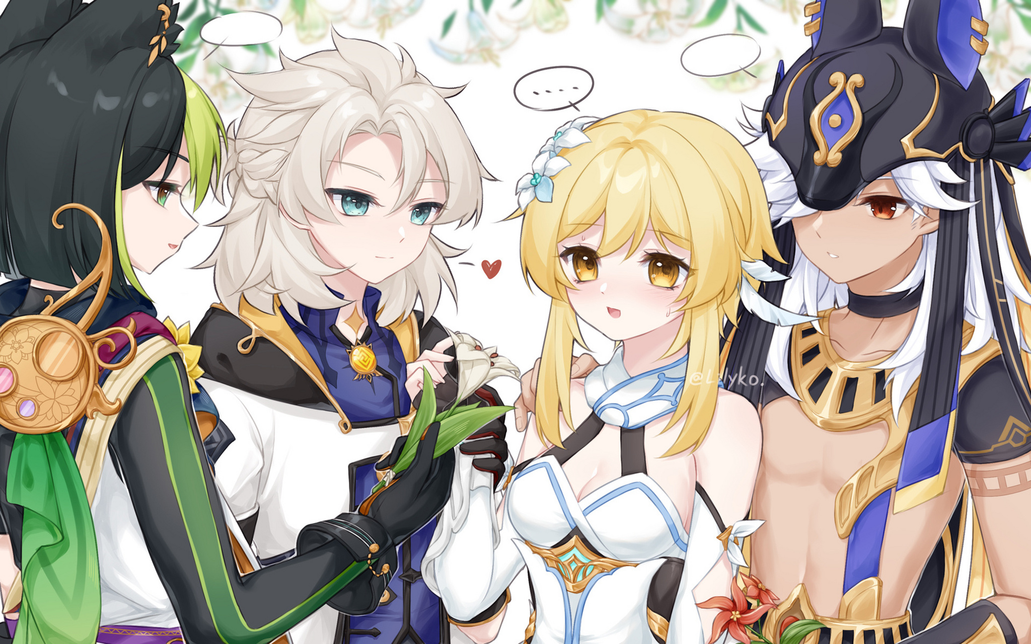 all荧|风花节的告白?98 荧:"人太多了吧……"