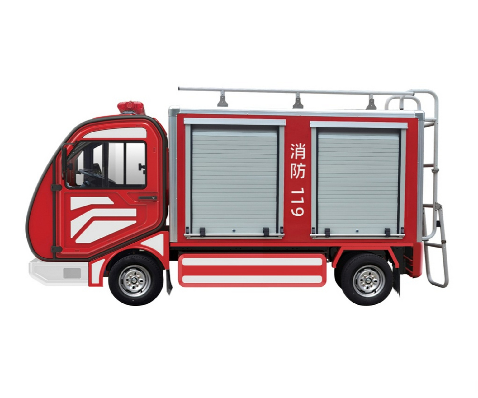 微型电动消防车带2吨水箱