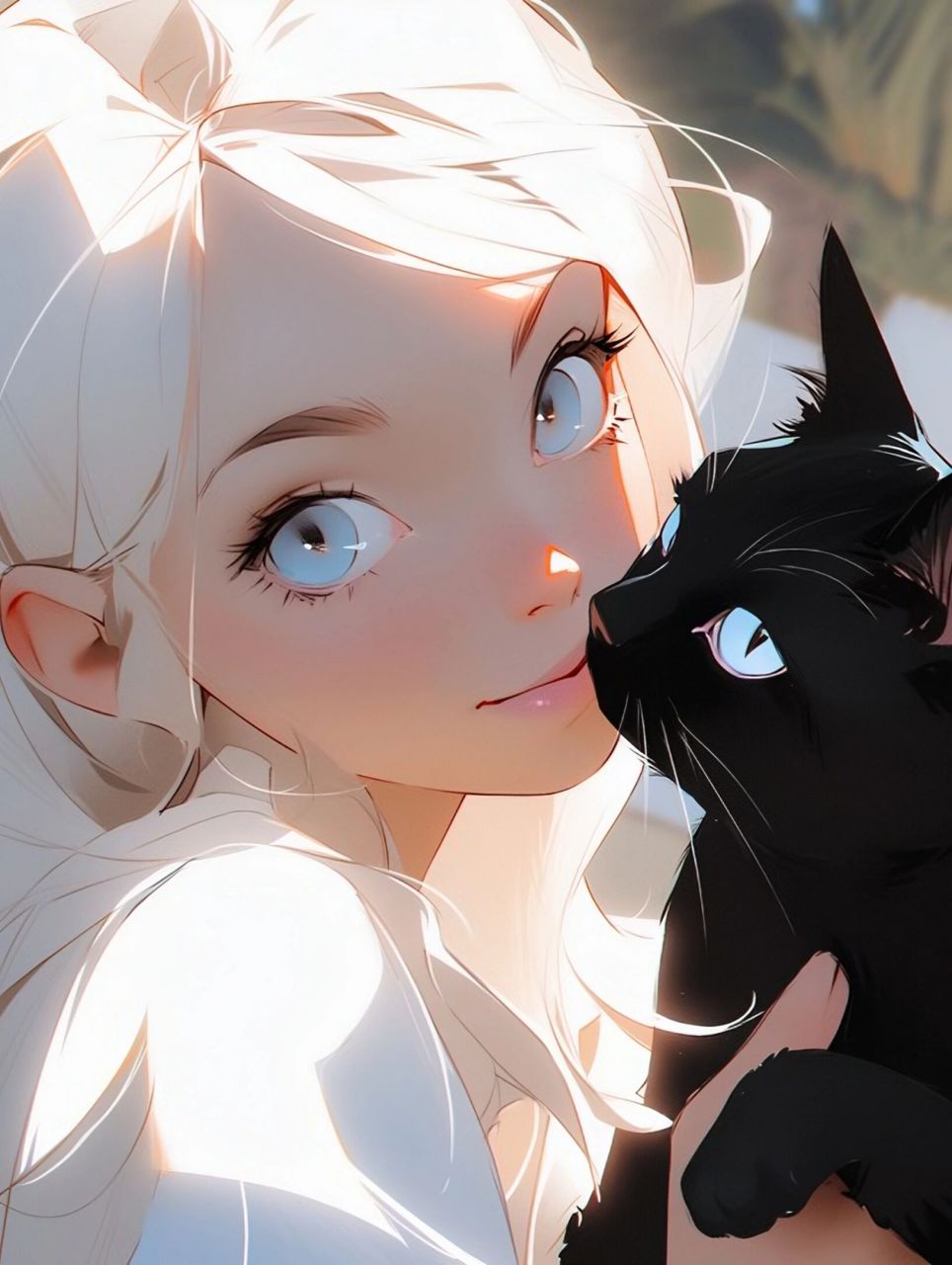 黑猫特辑|氛围感女生头像 7715世事千帆过,前方终会是温柔和月光.