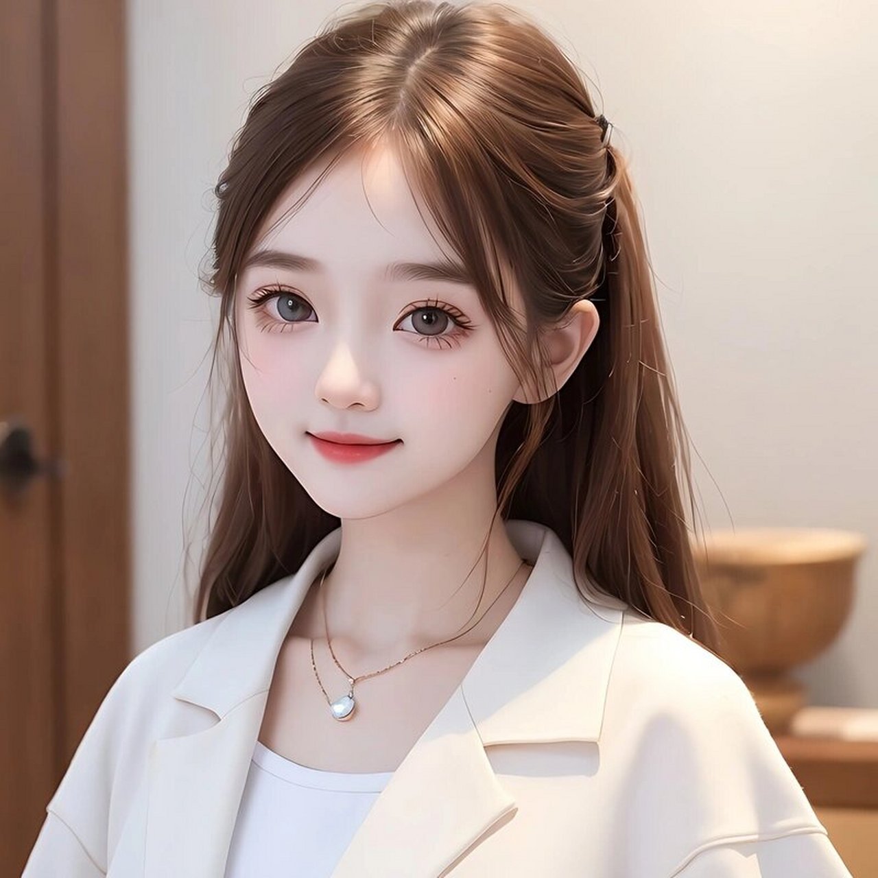 女生头像微信头像职场女性头像手绘头像 可爱女生手绘头像,比较适合