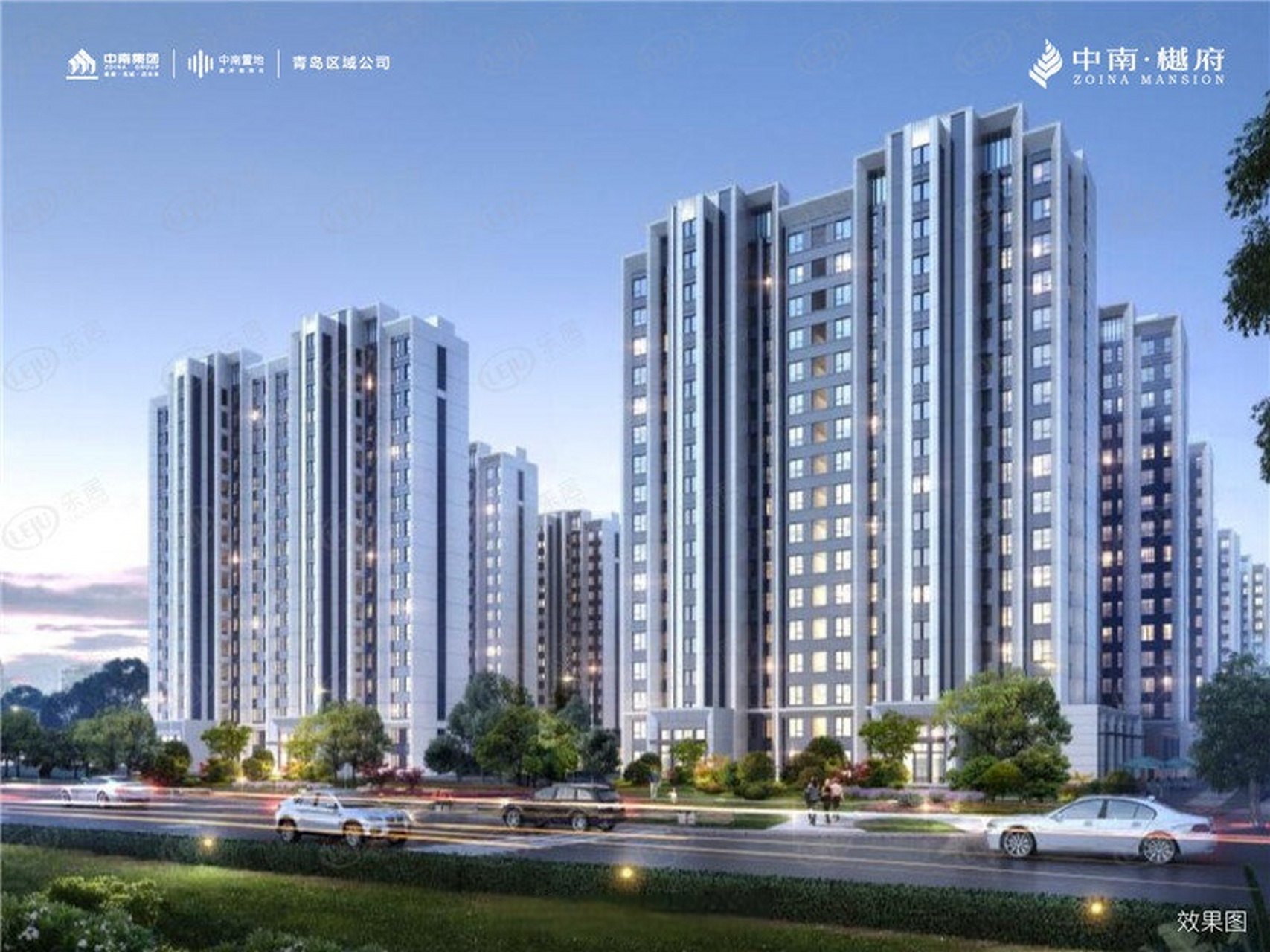 热盘最新快讯【即墨中南·樾府 中南·樾府主推建面约124~160㎡的