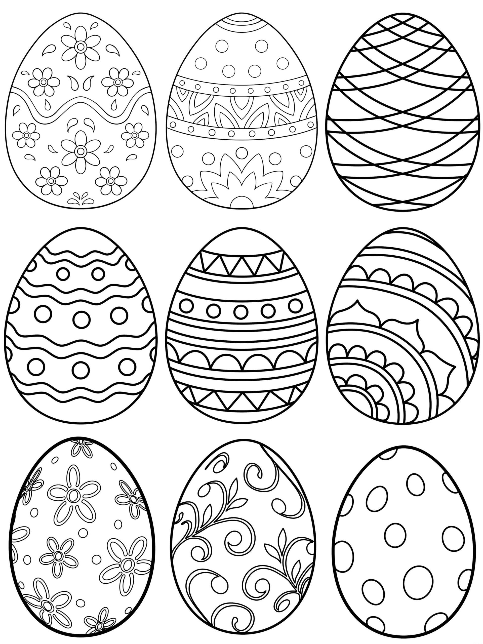 🥚五彩鸡蛋涂色游戏 按照宝宝自己的喜好对鸡蛋进行涂色 涂出一个独