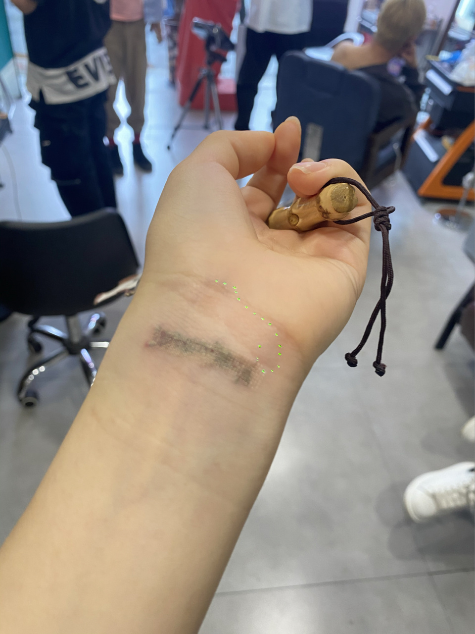 彩色洗纹身第2次 前面发了第一次洗的两个纹身后好多姐妹想看后续