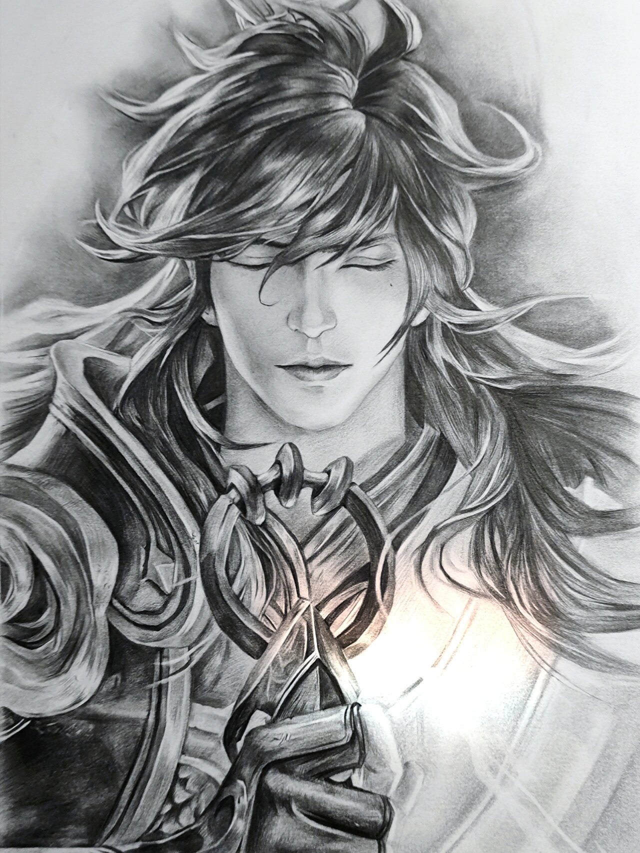 王者荣耀素描合集,大乔,孙尚香,李信元歌 大家喜欢用素描的形式表达