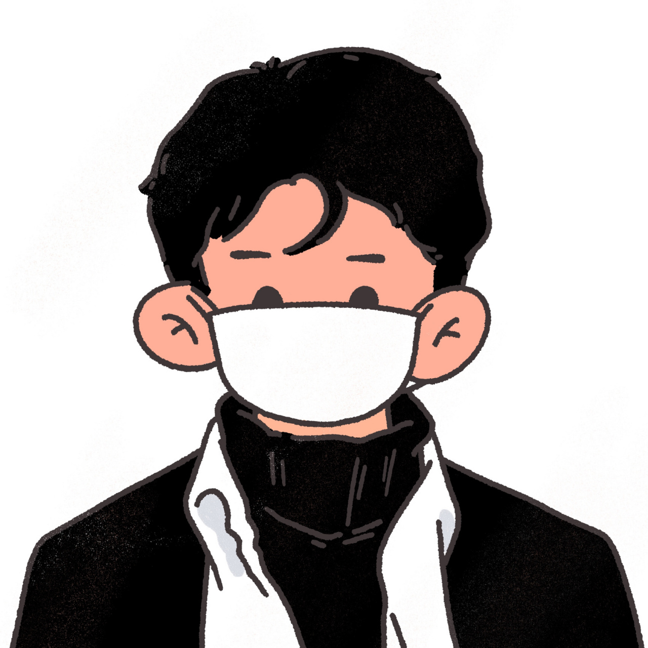 男友头像|社畜头像|口罩|酷|日系|韩系|原创头像|无水印头像|情侣