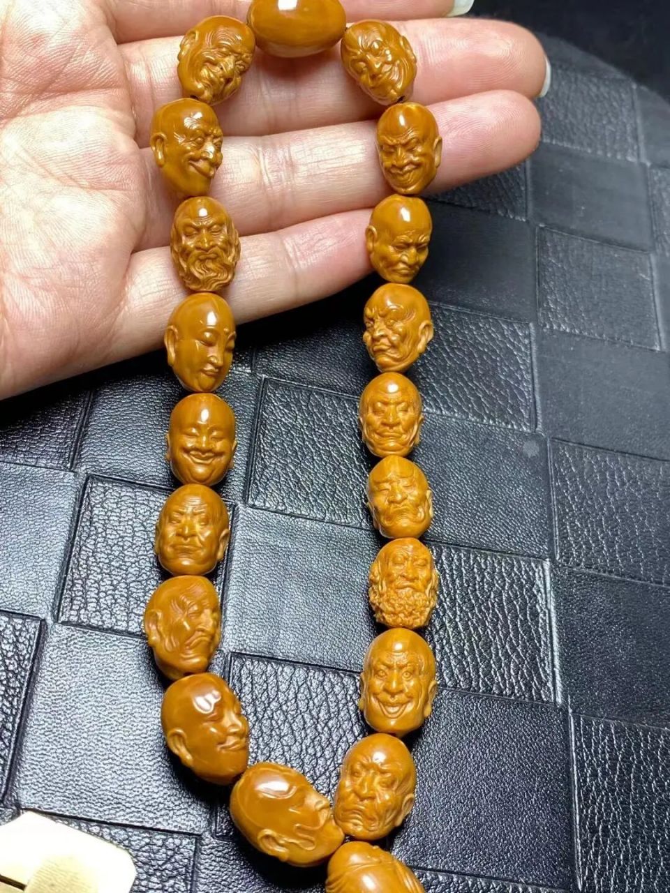 橄榄核十八罗汉手持来啦 爆款今日秒杀重器【写实十八罗汉】铁核
