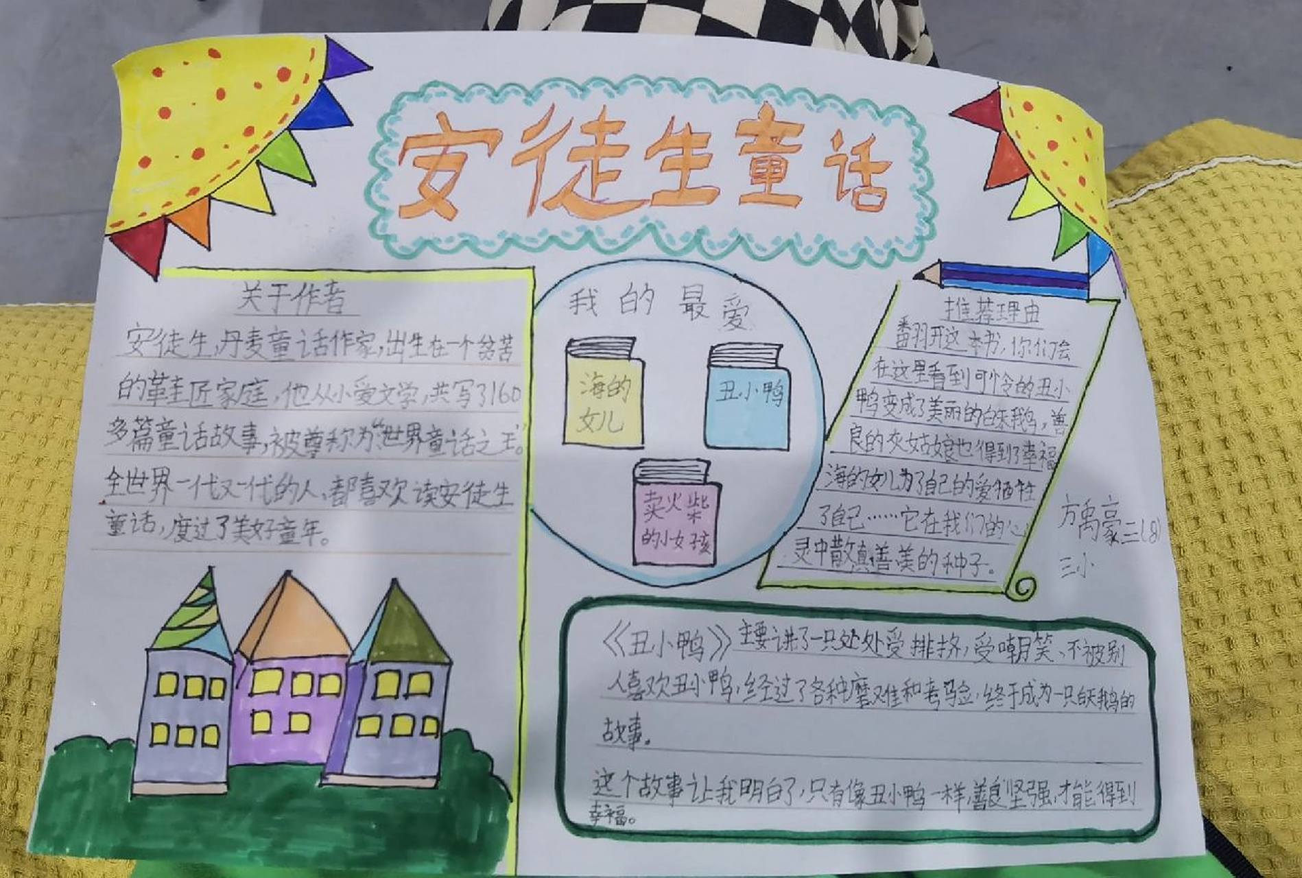 安徒生童话好书推荐卡