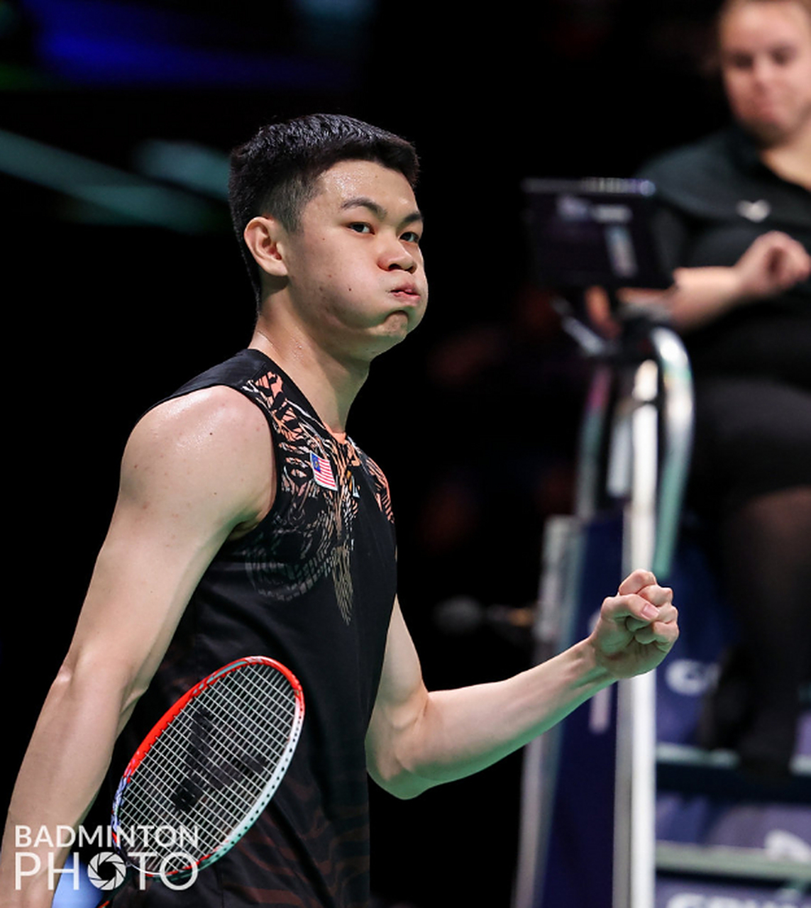 李梓嘉# 李梓嘉这个表情你们见过吗#杨晨大神##羽毛球