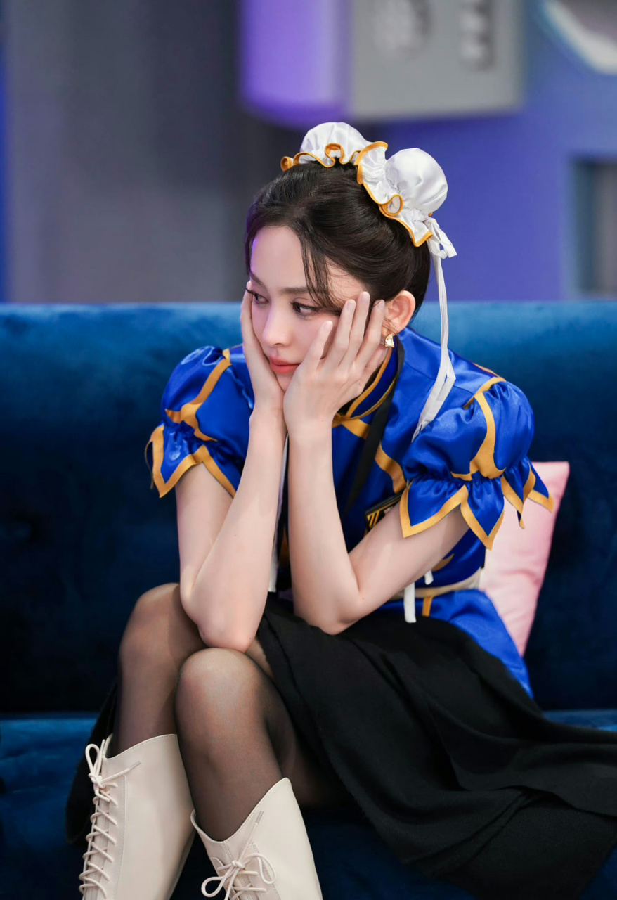 古力娜扎 cos春丽 #古力娜扎##古力娜扎